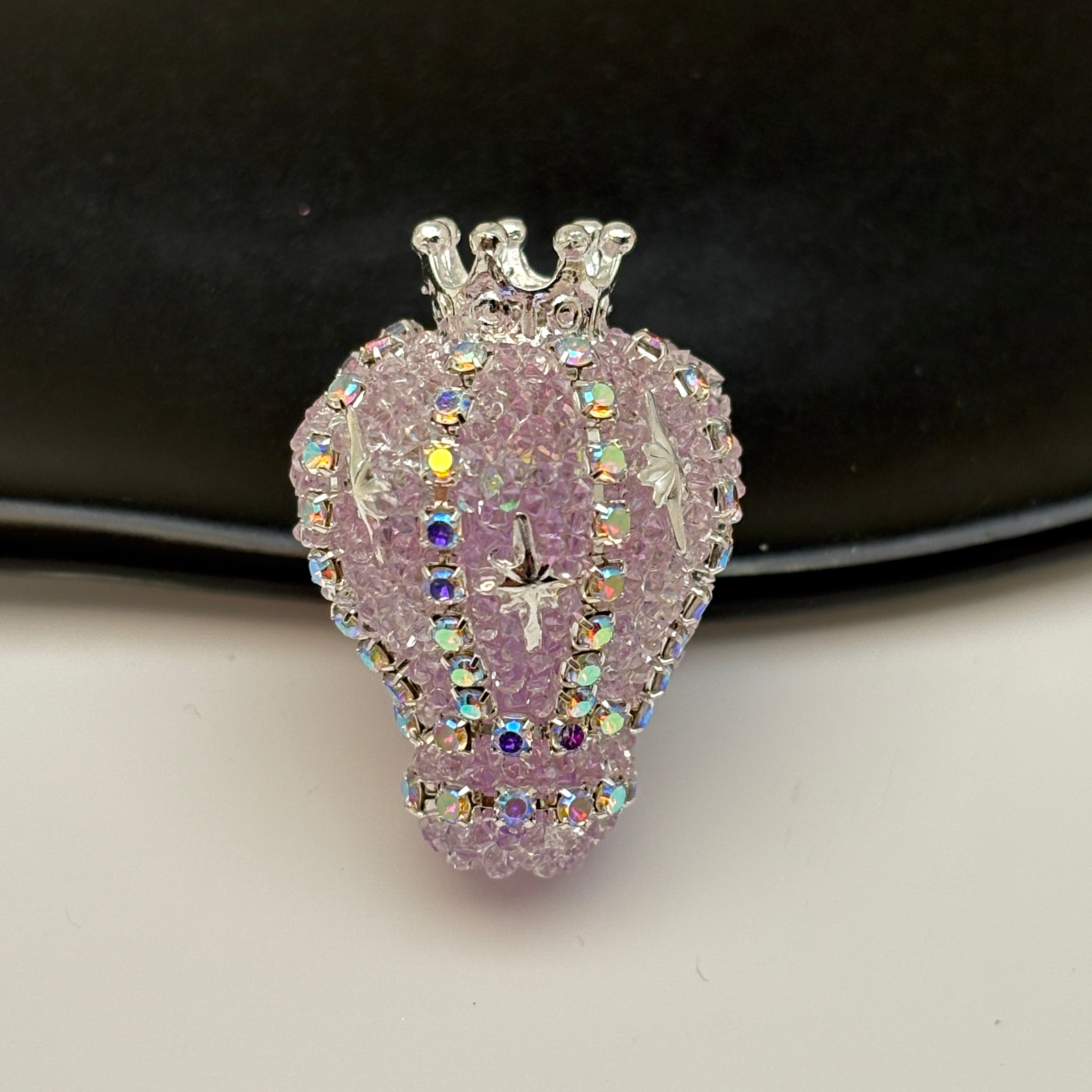 FS5434- 31mm Diamond-encrusted And Chain Crown Small Hot Air Balloon Beads