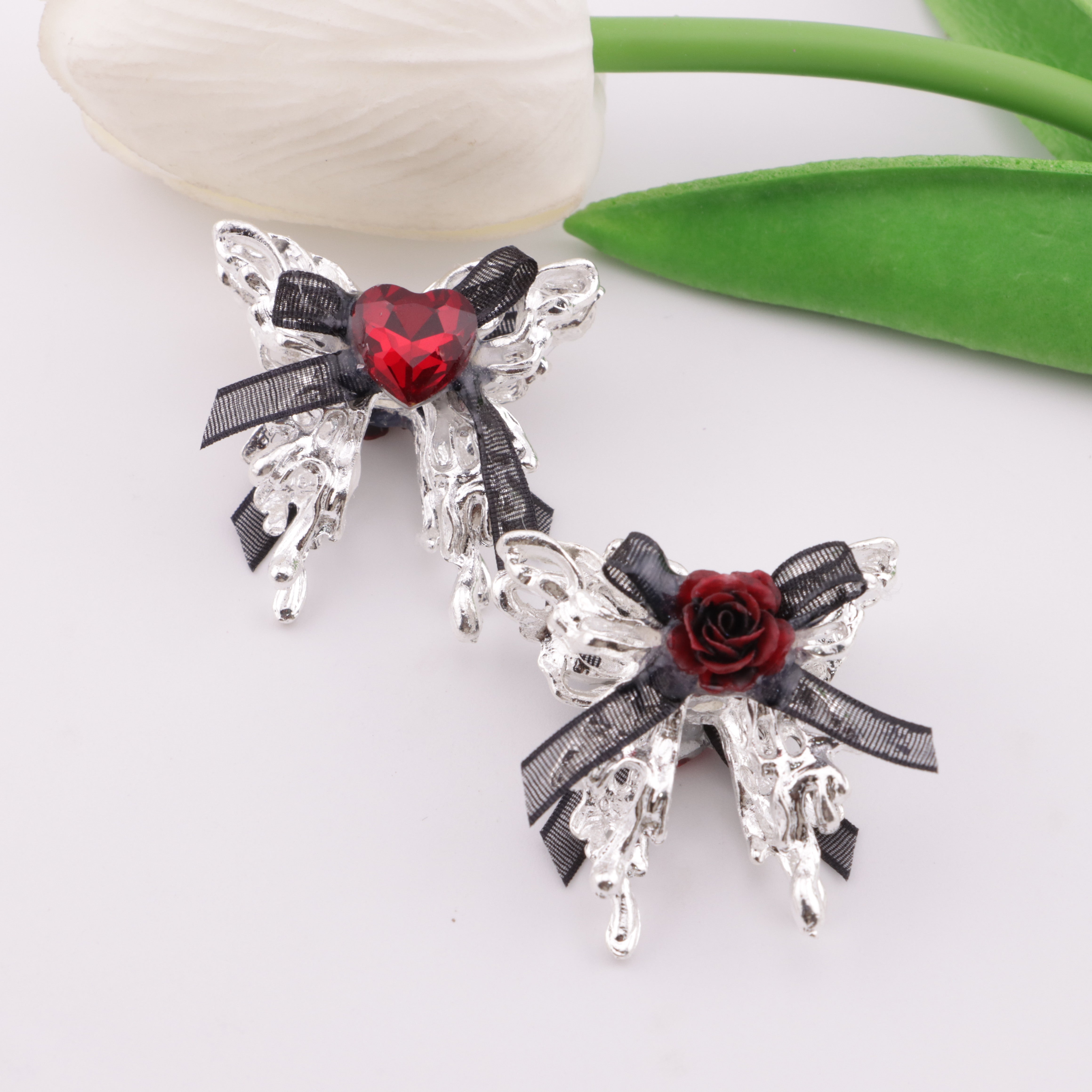 FS5893- Bowknot, Butterfly Metal Beads, Fit For Pen