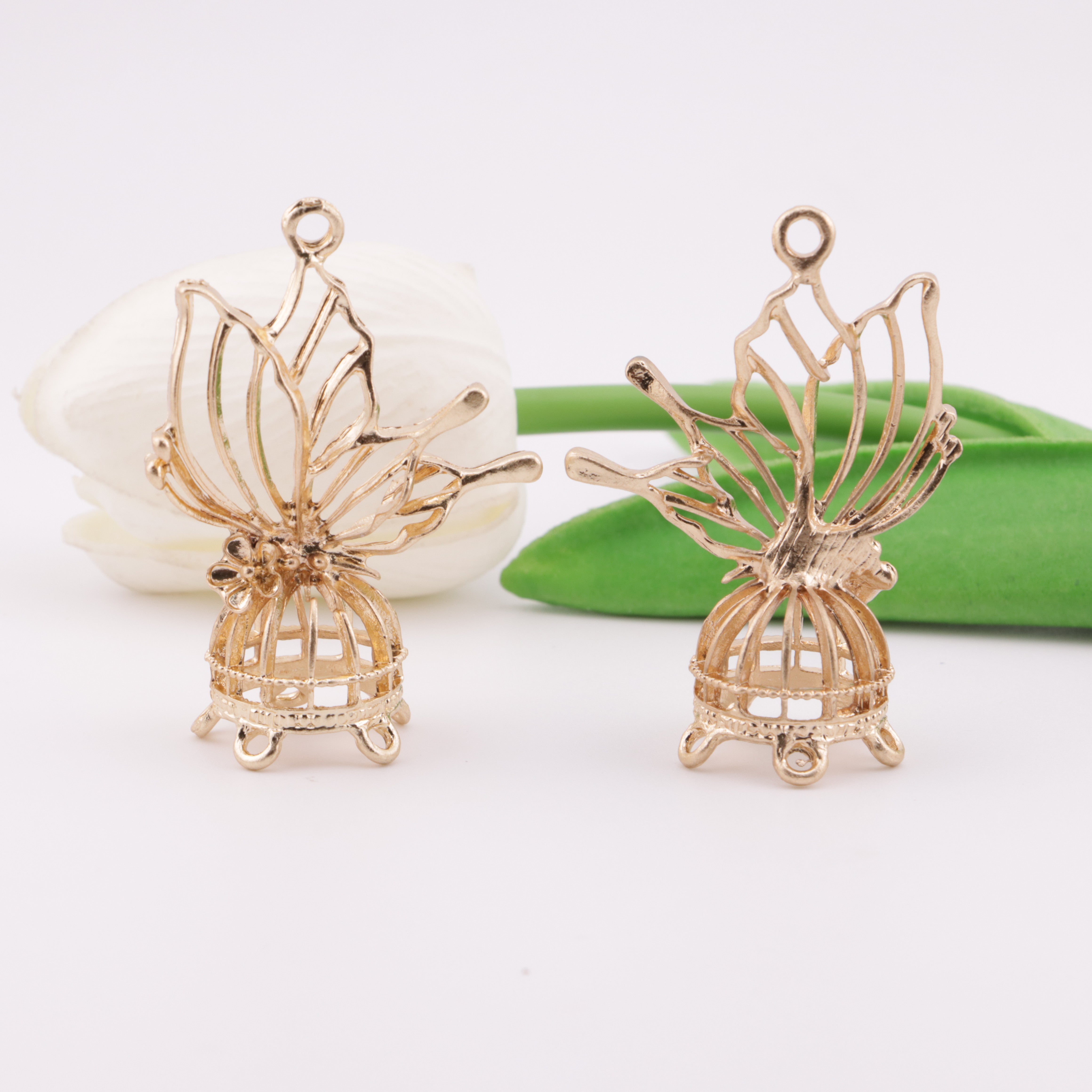 FS6008- Five Sets Of Butterfly Metal Lanterns Zoe's DIY Shop