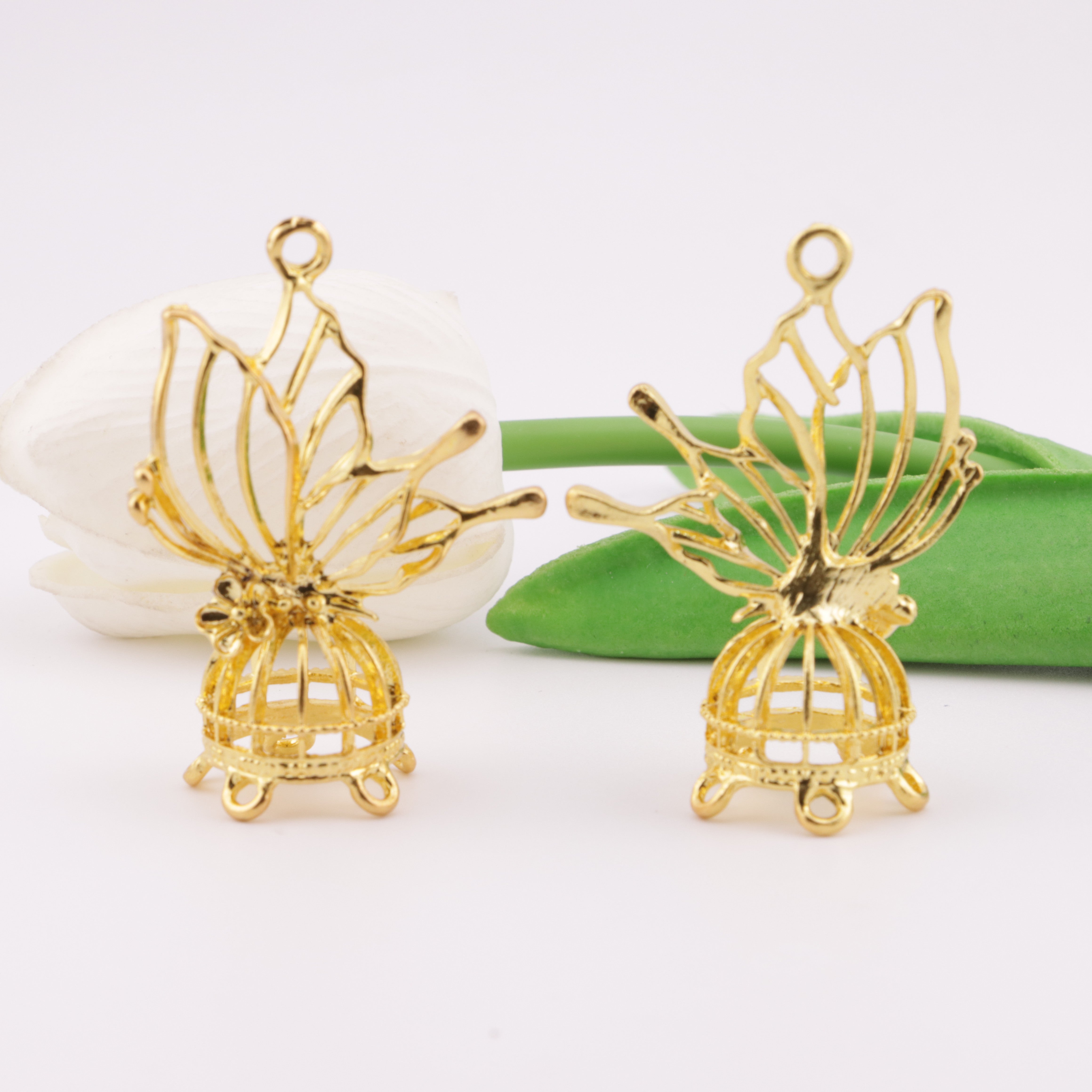 FS6008- Five Sets Of Butterfly Metal Lanterns Zoe's DIY Shop