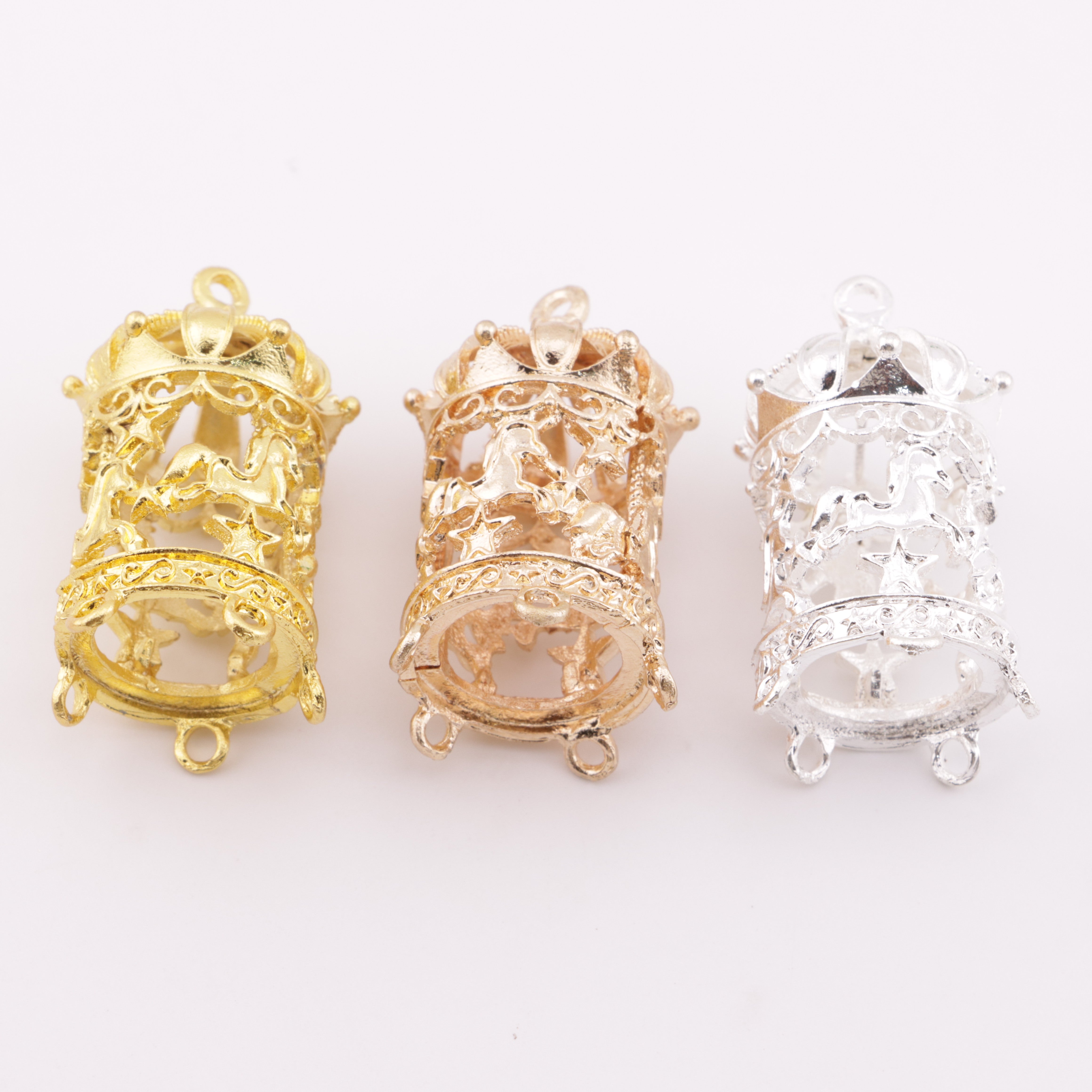 FS6010- Rotating Carousel Metal Lanterns, Five Hanging Sets Zoe's DIY Shop