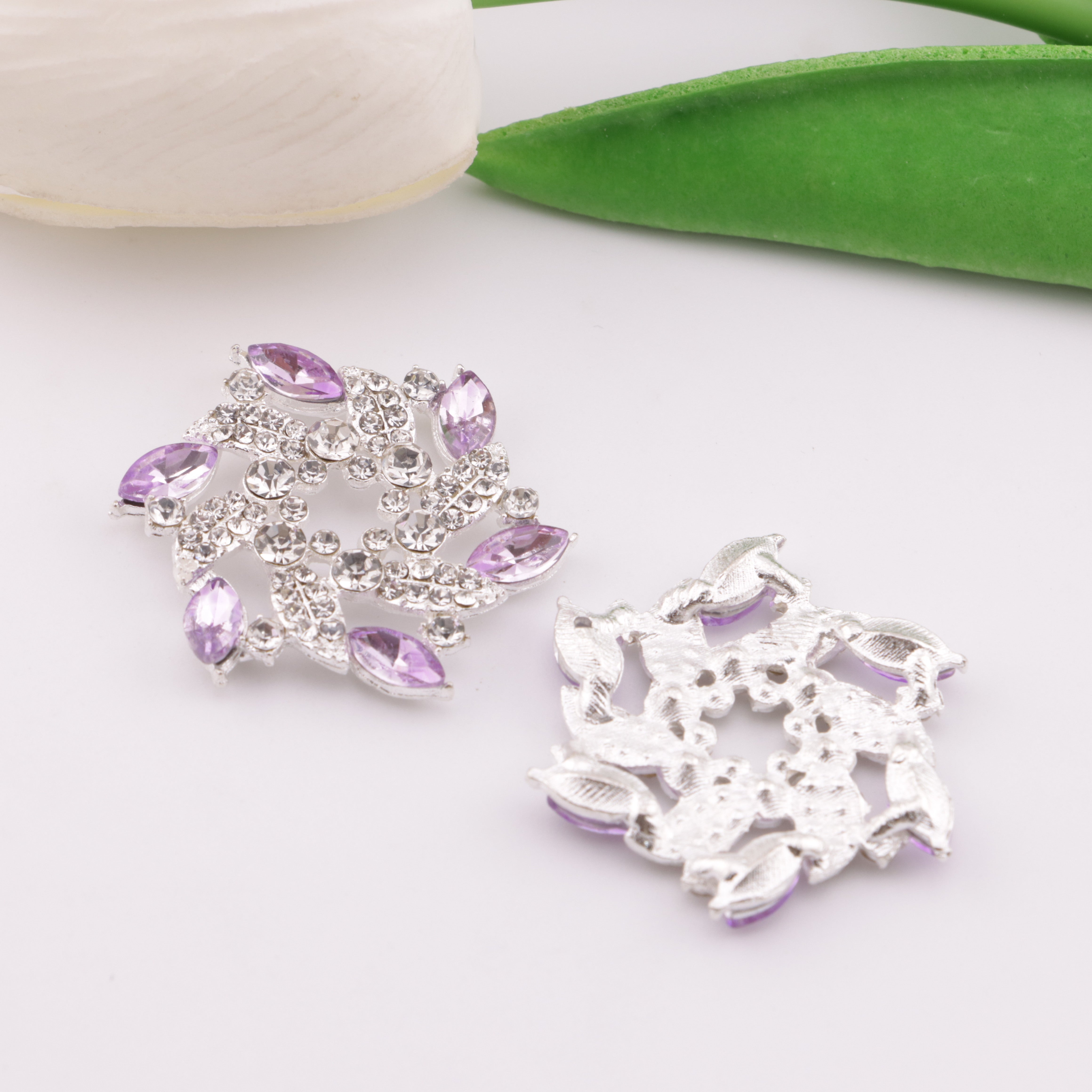 FS4863- Windmill Flowers, Alloy Charms Alloy Patches