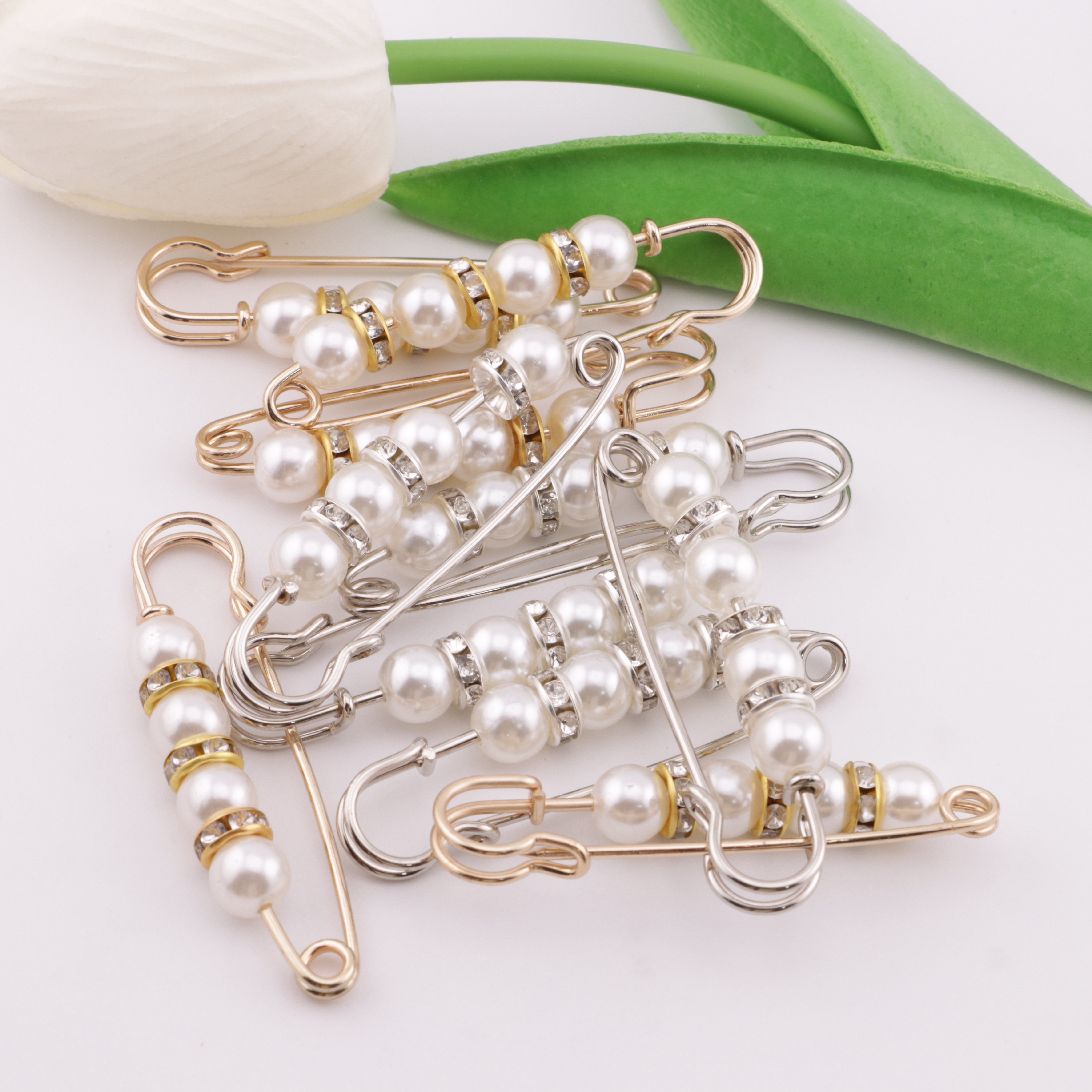 FS6000- 5.5cm Pearl + Spacer Pin Pearl + Spacer Pin