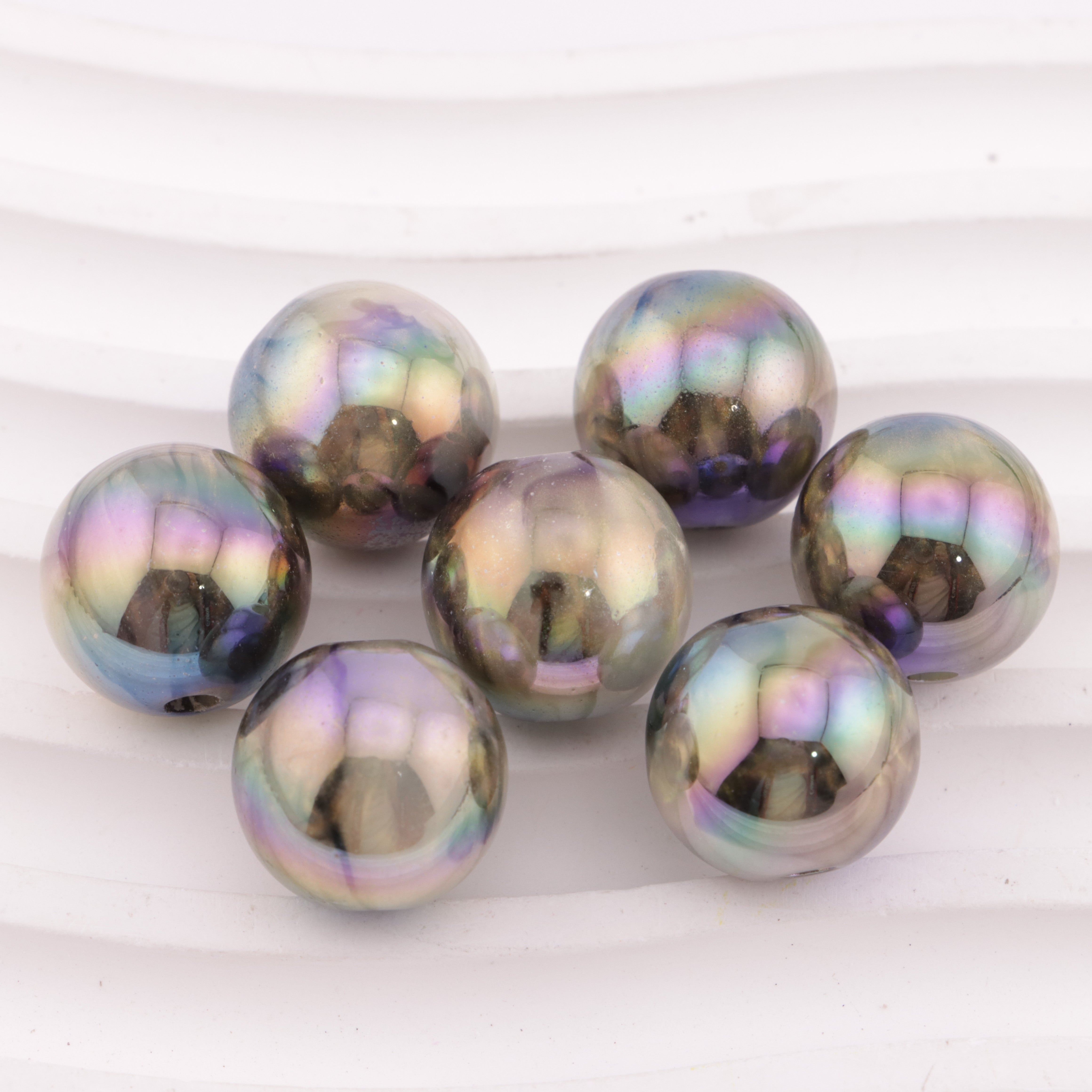 FS0990- 16Mm Uv Fine Glitter Beads