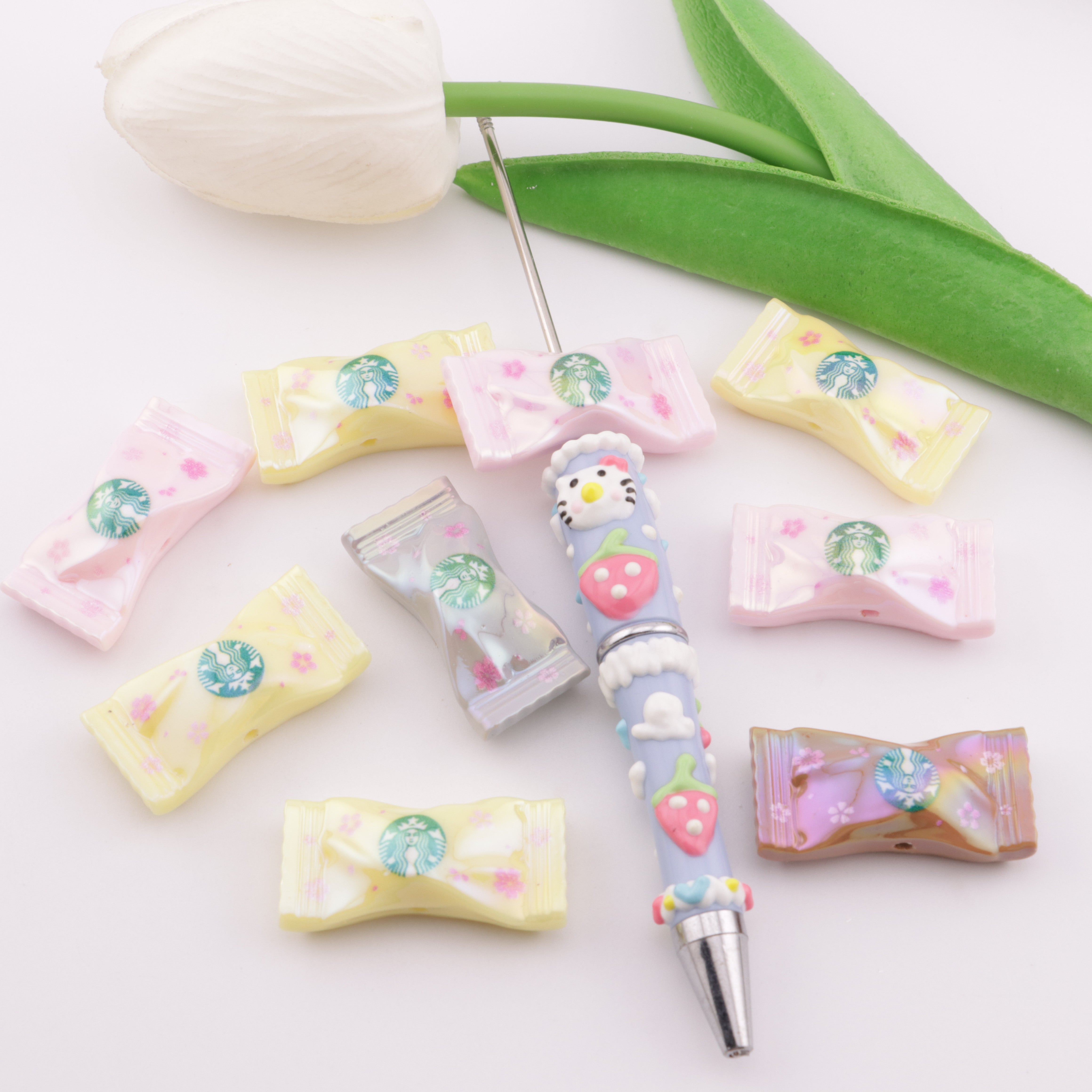 FS6025- Starbucks Resin Beads