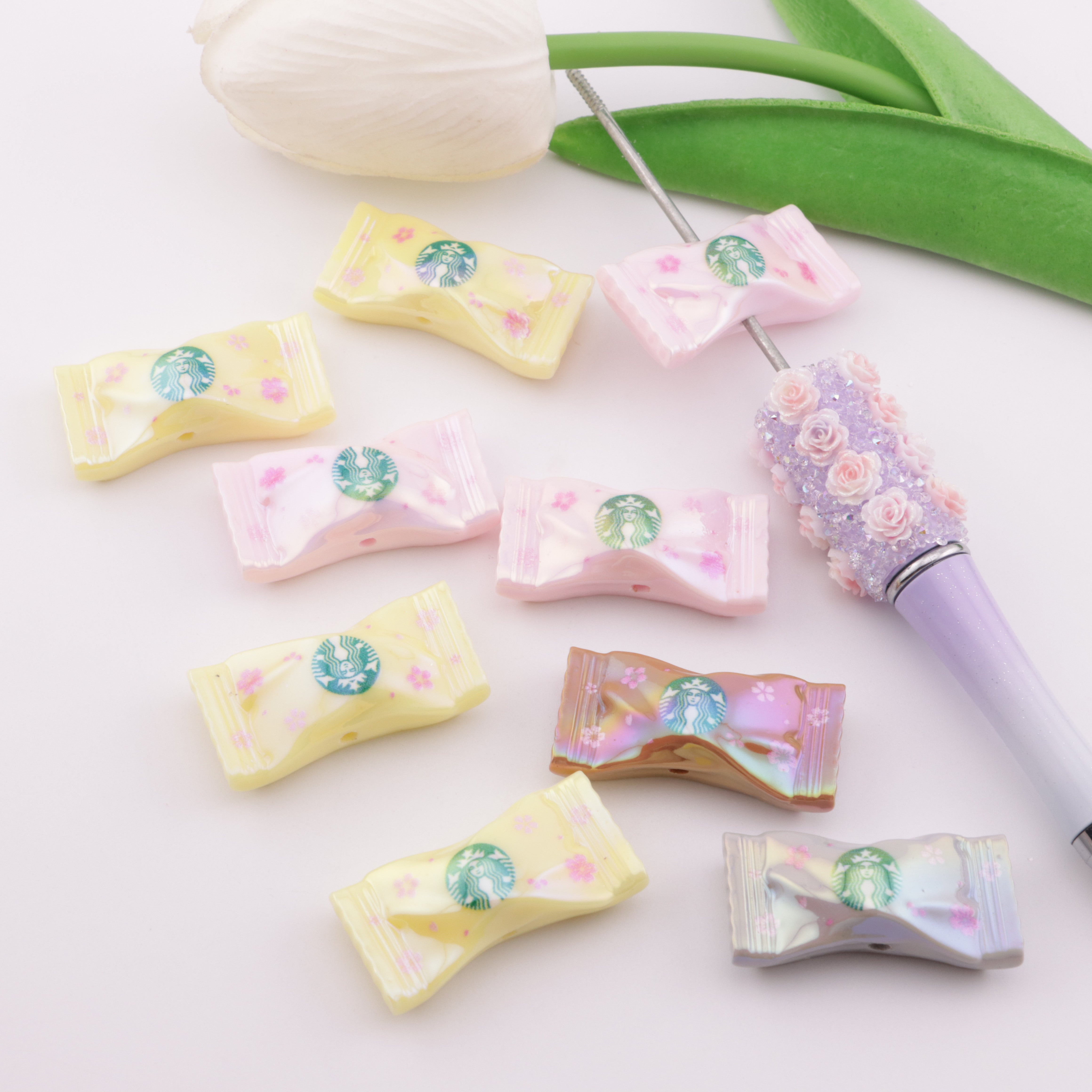 FS6025- Starbucks Resin Beads