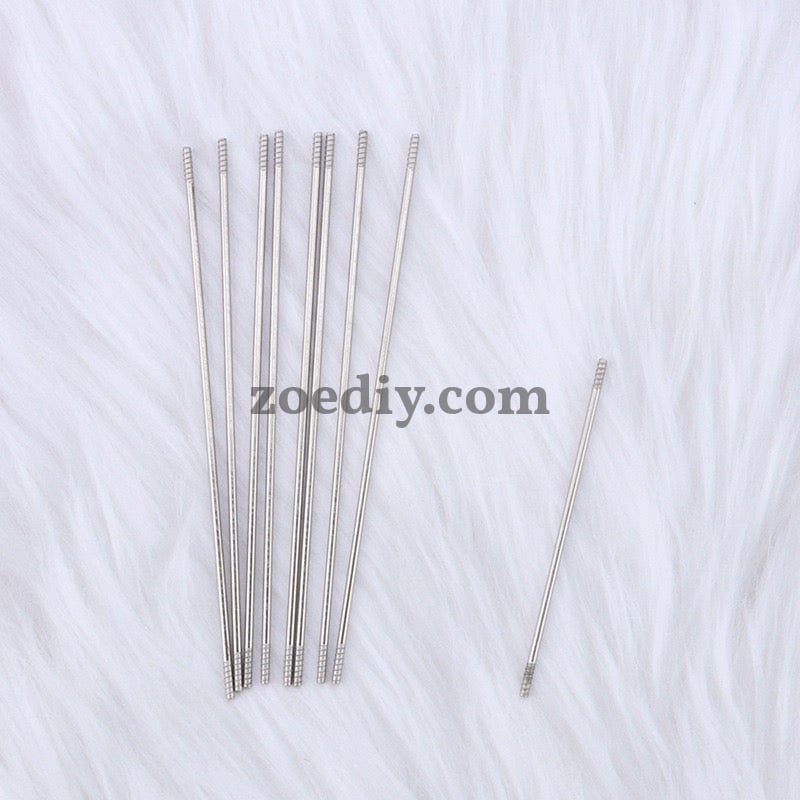 FS2006- 10 Pieces 117MM Stainless steel Long Extension Rod For Beadable Pens