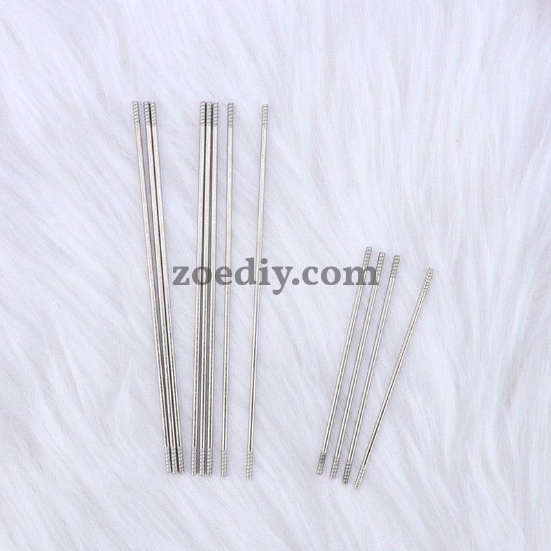 FS2006- 10 Pieces 117MM Stainless steel Long Extension Rod For Beadable Pens