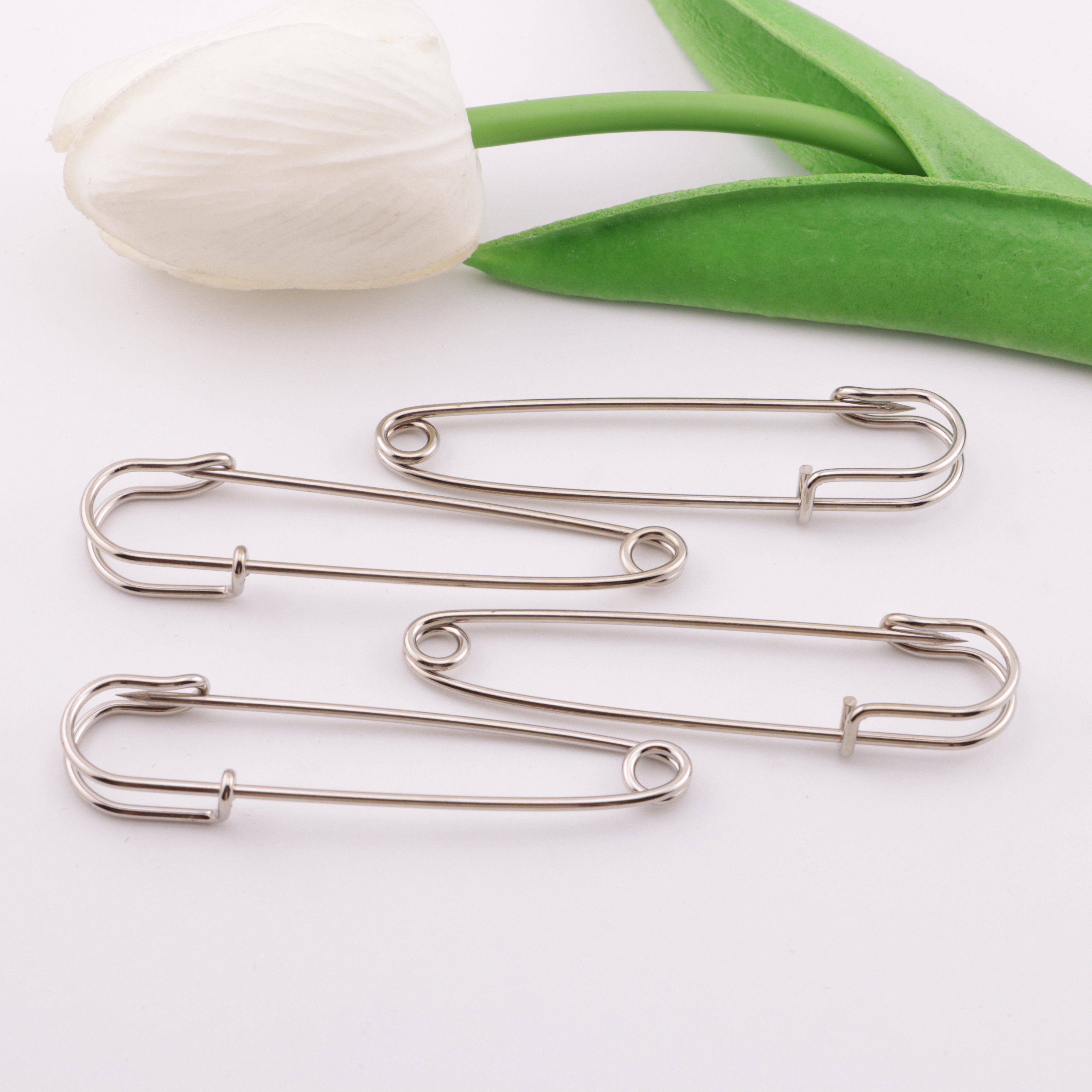 FS6021- Pin Large Safety Pin - Length 65mm * Wire Diameter 1.5mm