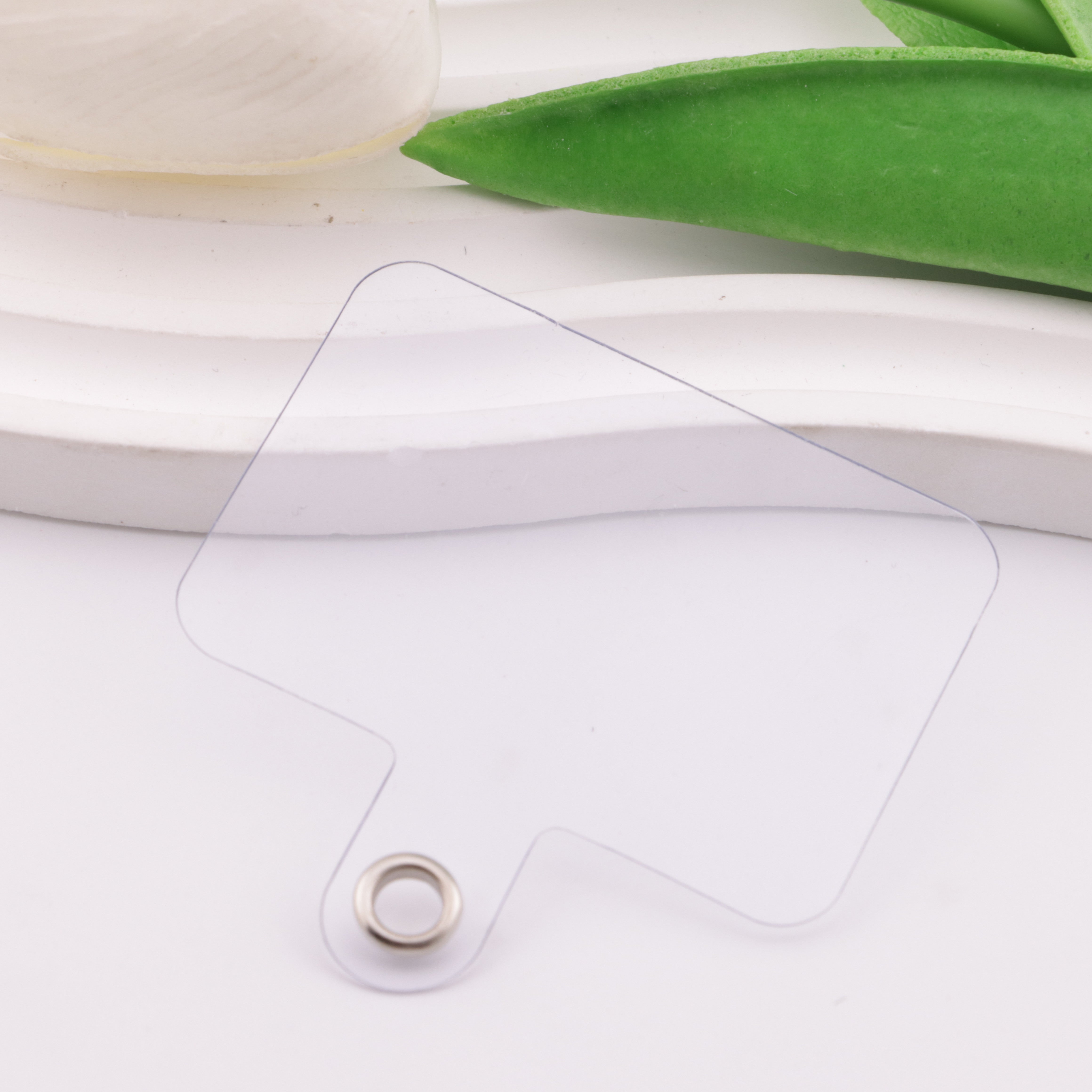 FS5979- 40*55Mm Transparent Card Holder For Mobile Phone Back Cover With Hanging Hole