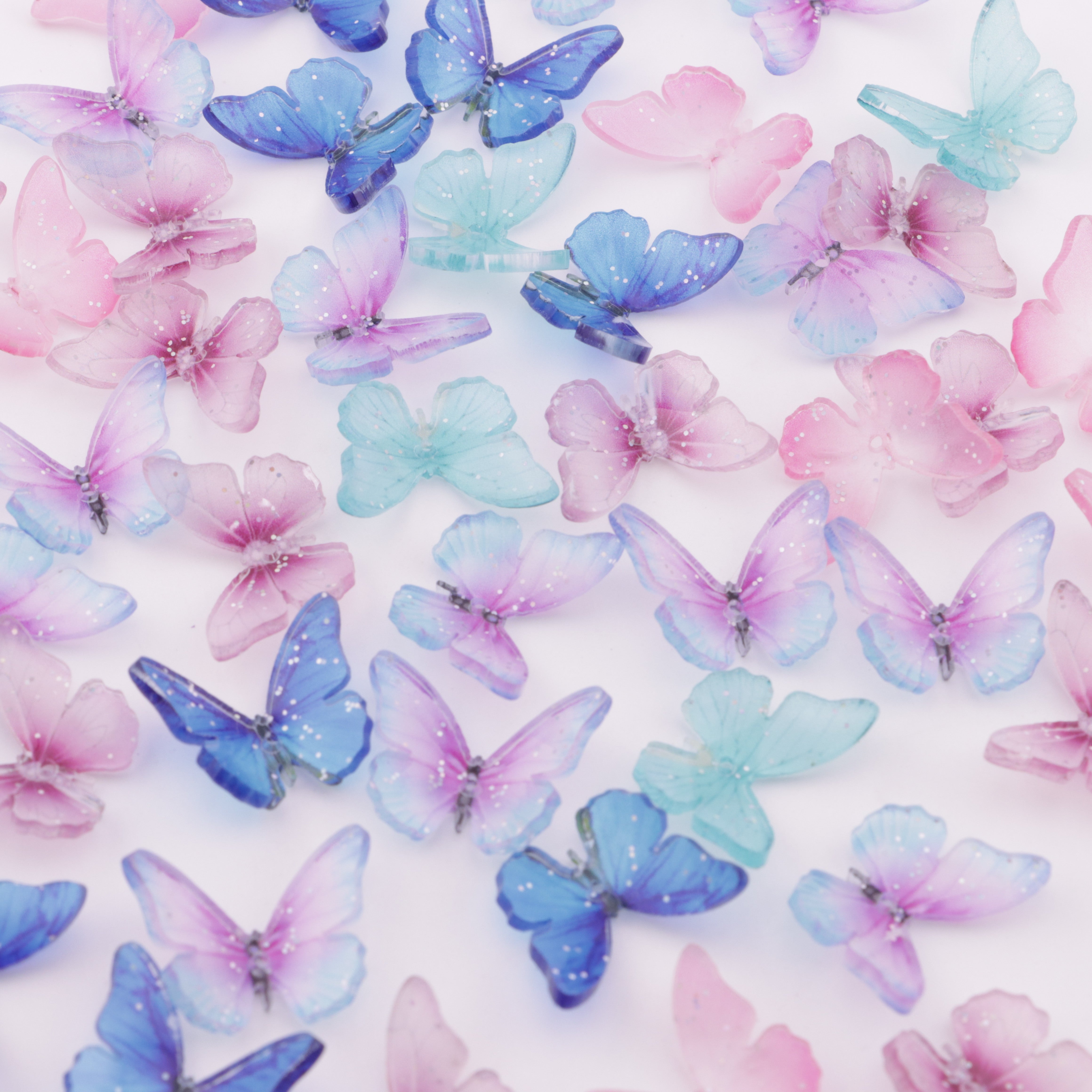 FS6015- 15.5*19.5mm Type C Medium-Hole Printed Butterfly