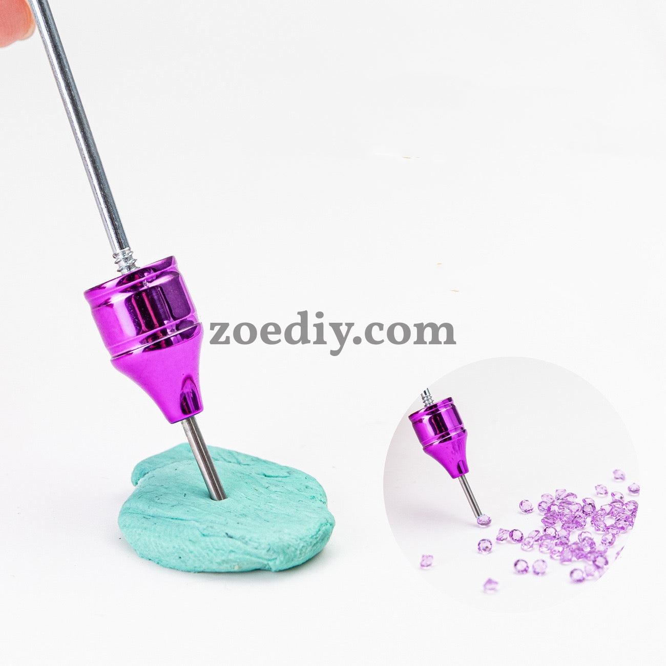 FS0233- Beadable Double-headed Drill Pen Nail Tools