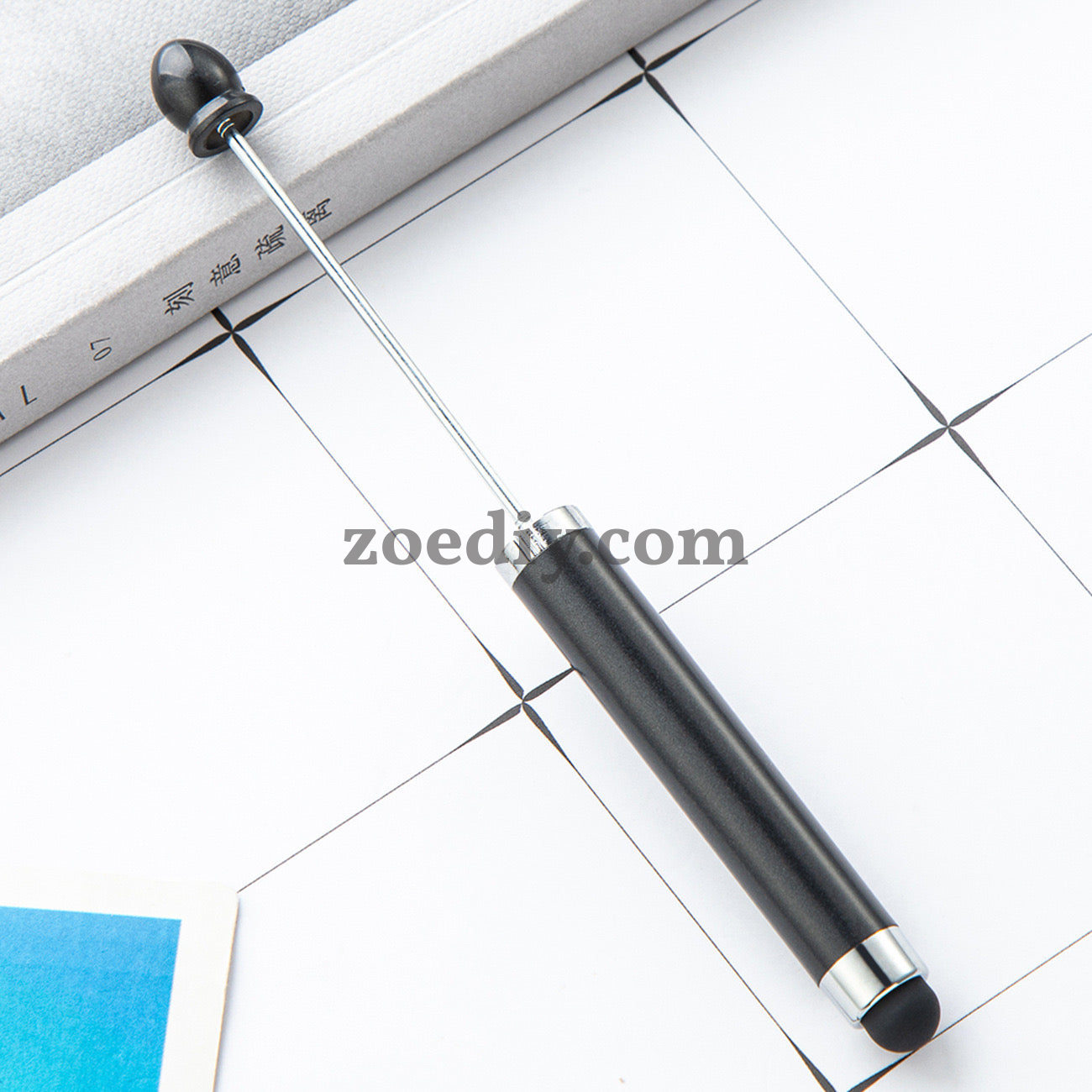 FS2413- New Style Plastic Beadable DIY Stylus Pen for iPhone, iPad, Tablets and All Touch Screen Devices