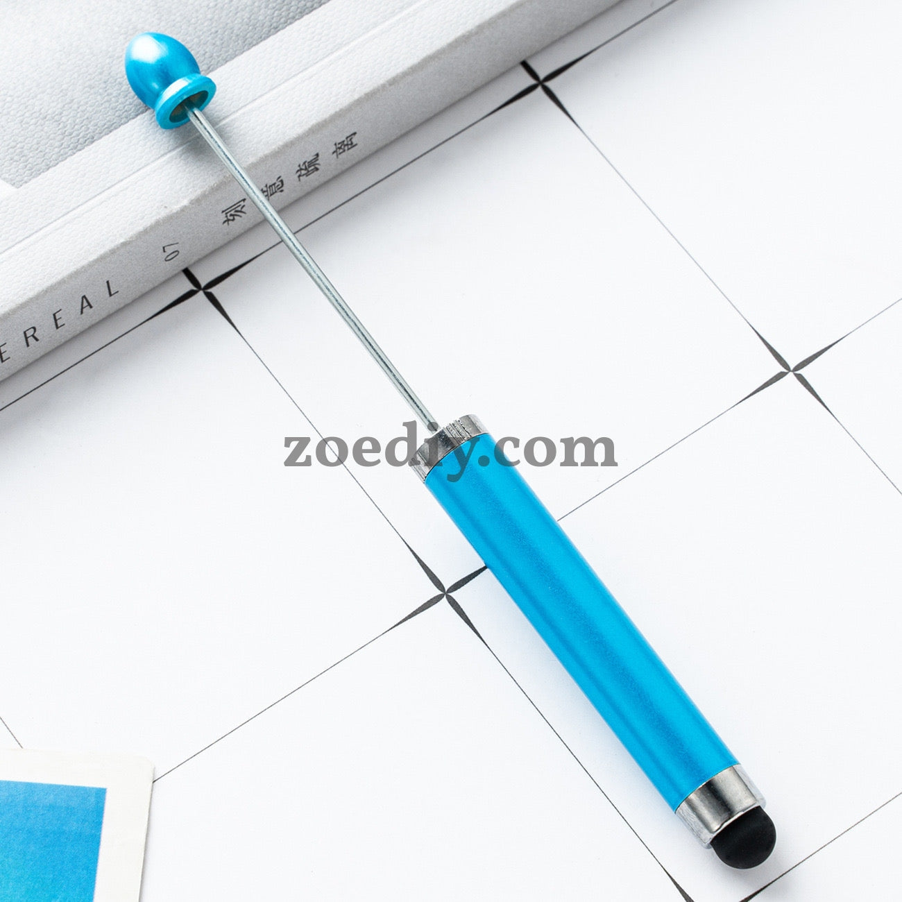 FS2413- New Style Plastic Beadable DIY Stylus Pen for iPhone, iPad, Tablets and All Touch Screen Devices