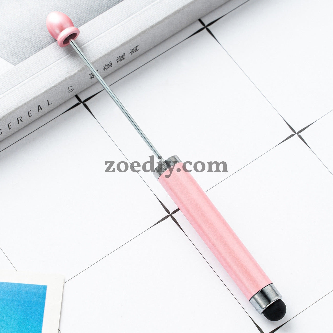 FS2413- New Style Plastic Beadable DIY Stylus Pen for iPhone, iPad, Tablets and All Touch Screen Devices