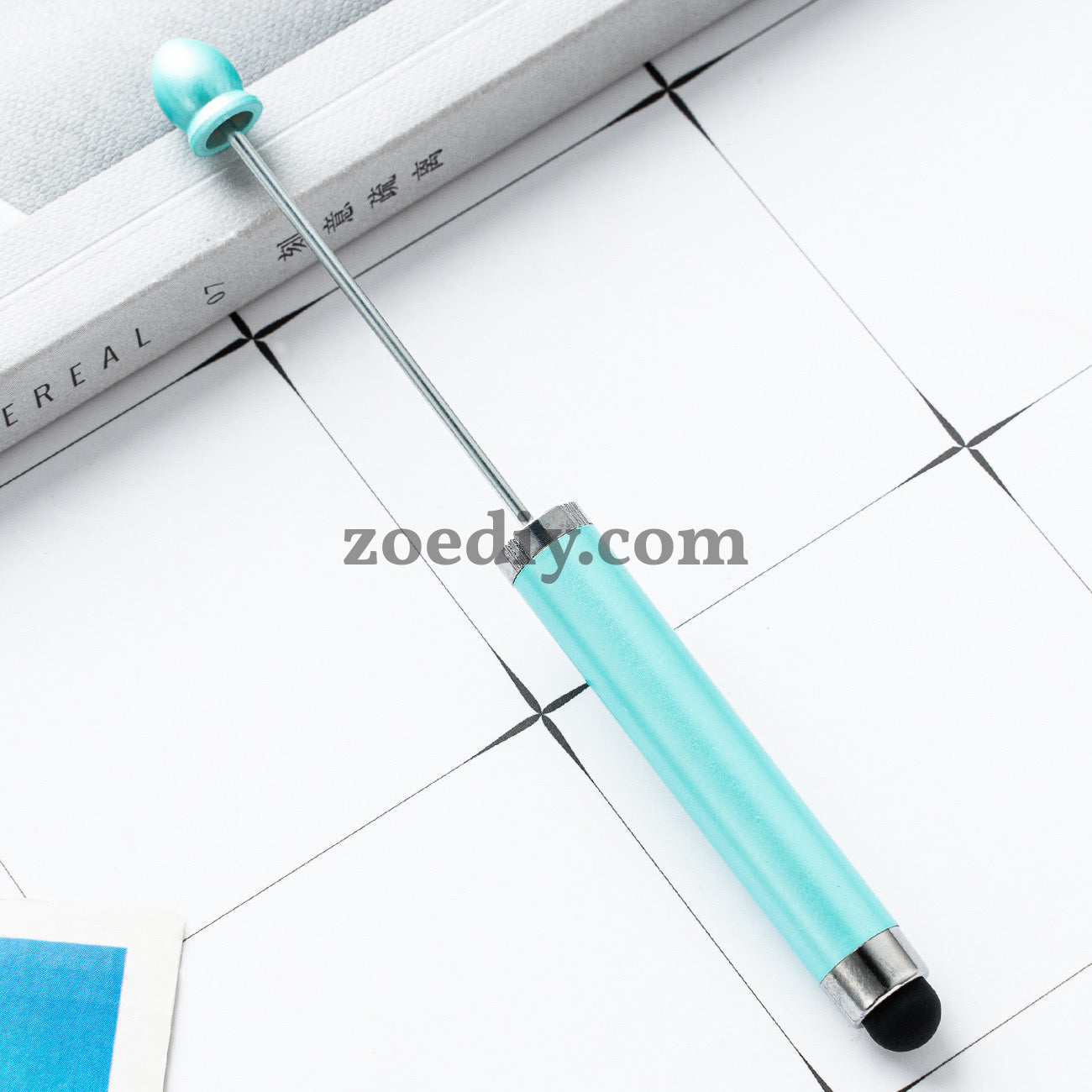 FS2413- New Style Plastic Beadable DIY Stylus Pen for iPhone, iPad, Tablets and All Touch Screen Devices