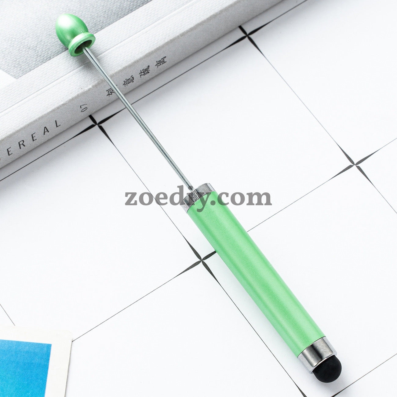 FS2413- New Style Plastic Beadable DIY Stylus Pen for iPhone, iPad, Tablets and All Touch Screen Devices