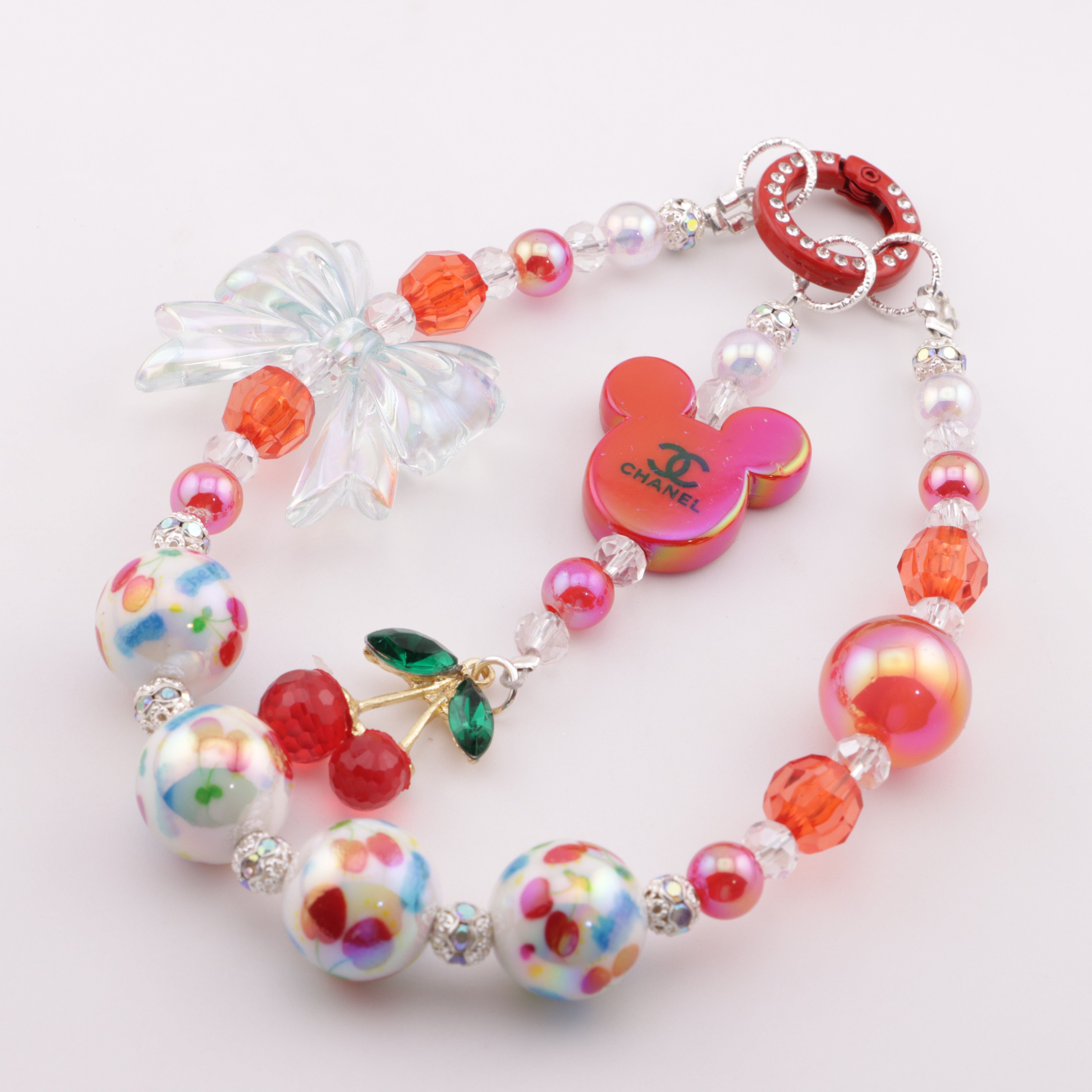 FS0421- 16mm Cherry Printed Beads