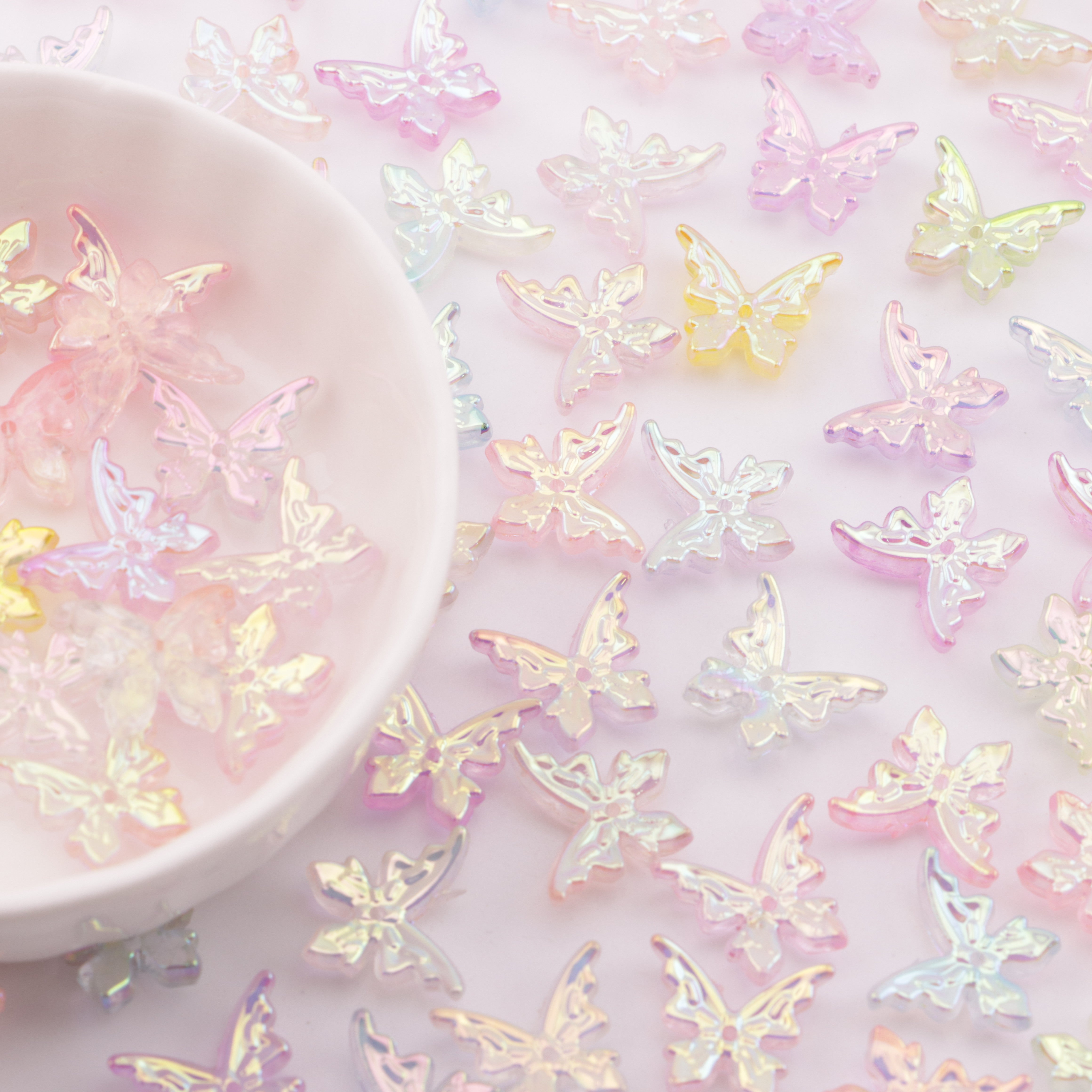 FS6045- Electroplated Glow-in-the-Dark Butterfly With Holes