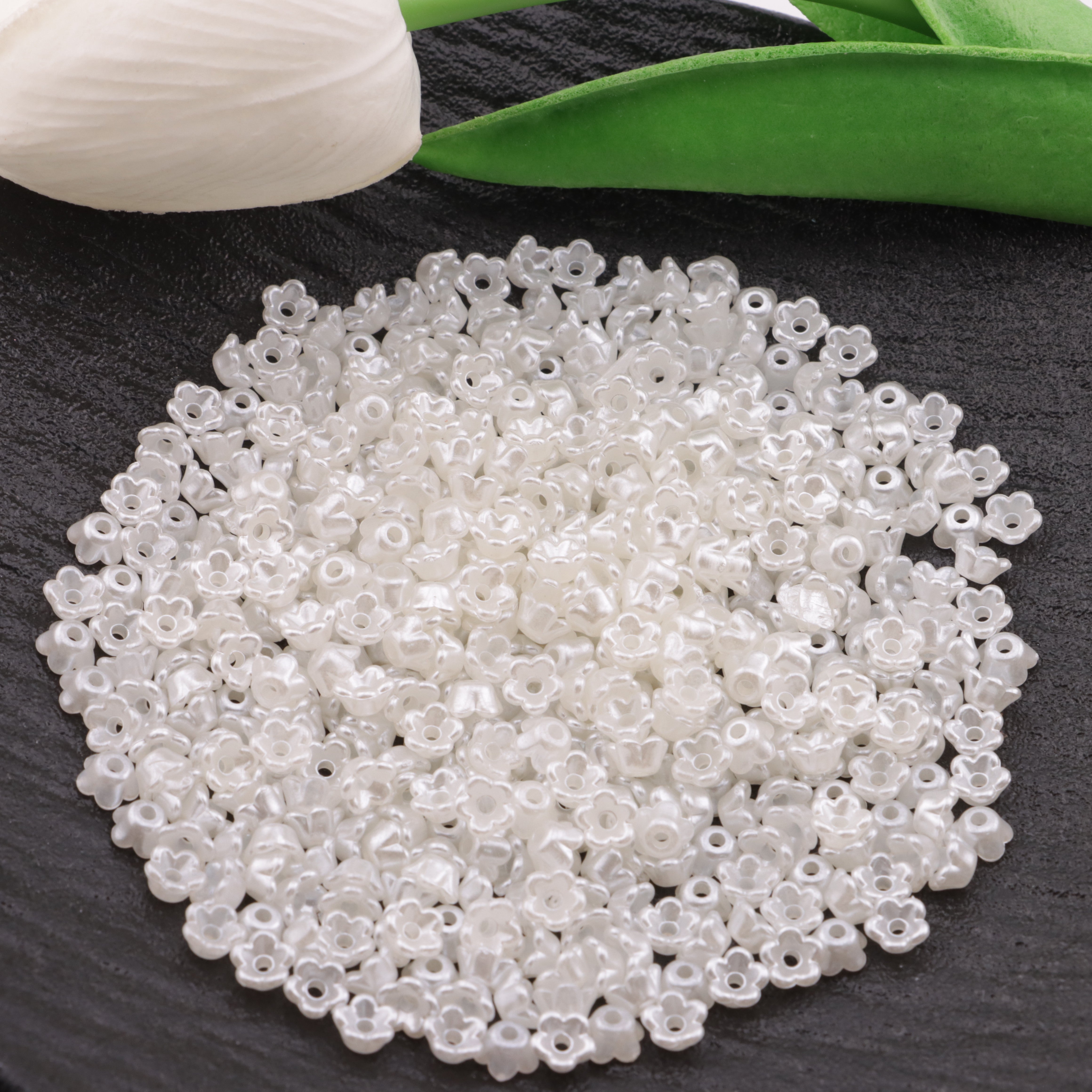 FS6047- 6mm Pearlescent Lily - of - the - Valley Flowers
