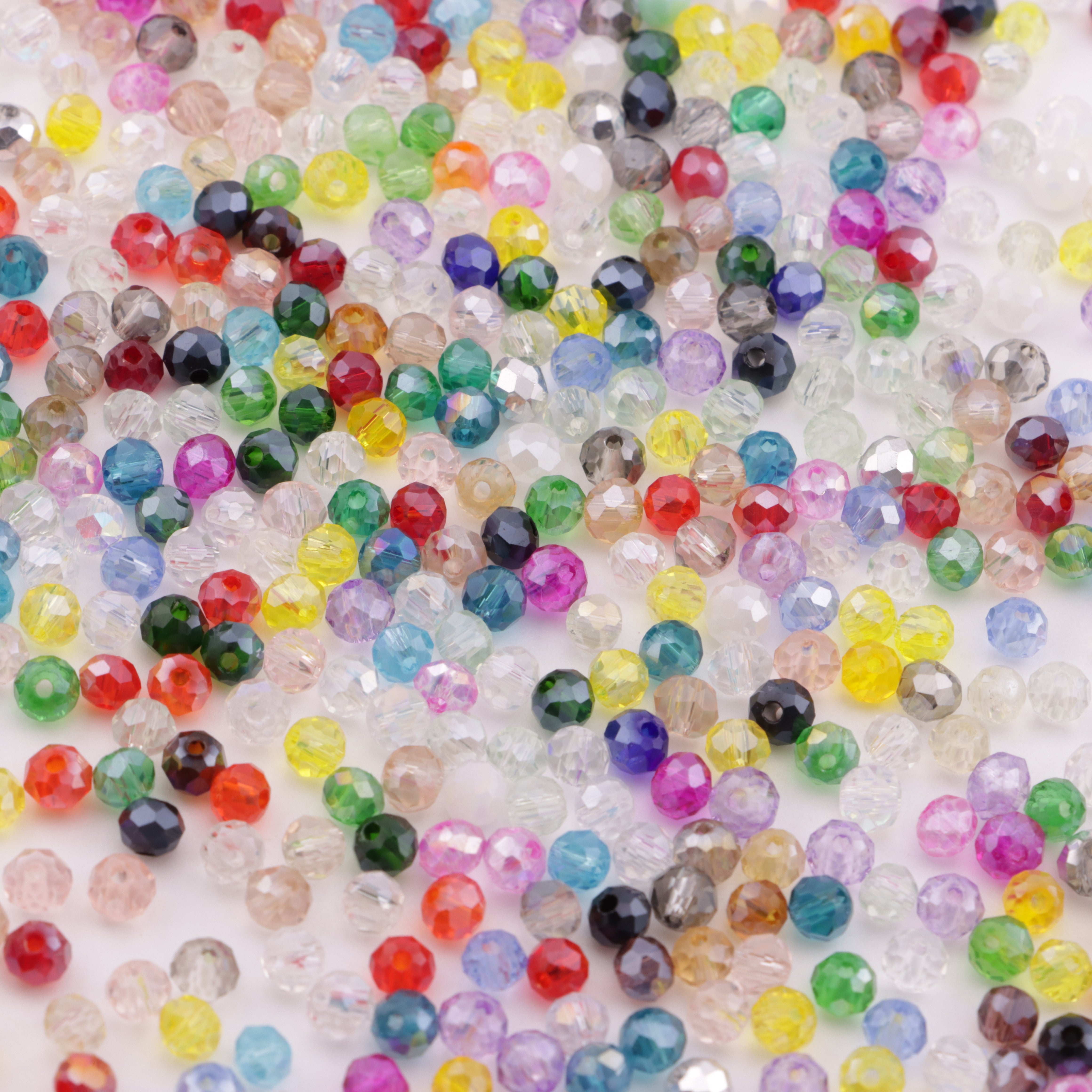 FS6054- Approximately 4mm Crystal Glass Beads AB