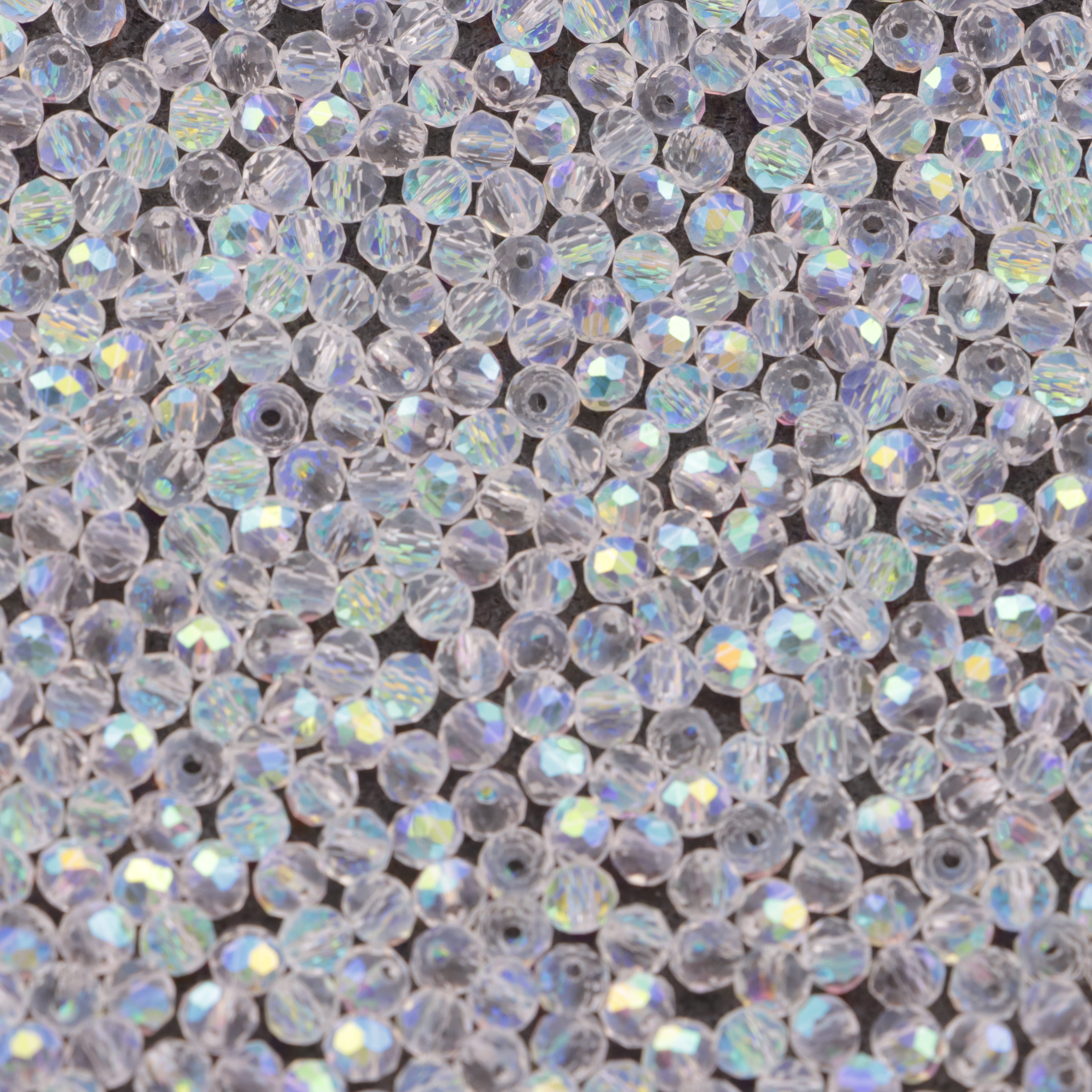 FS6054- Approximately 4mm Crystal Glass Beads AB