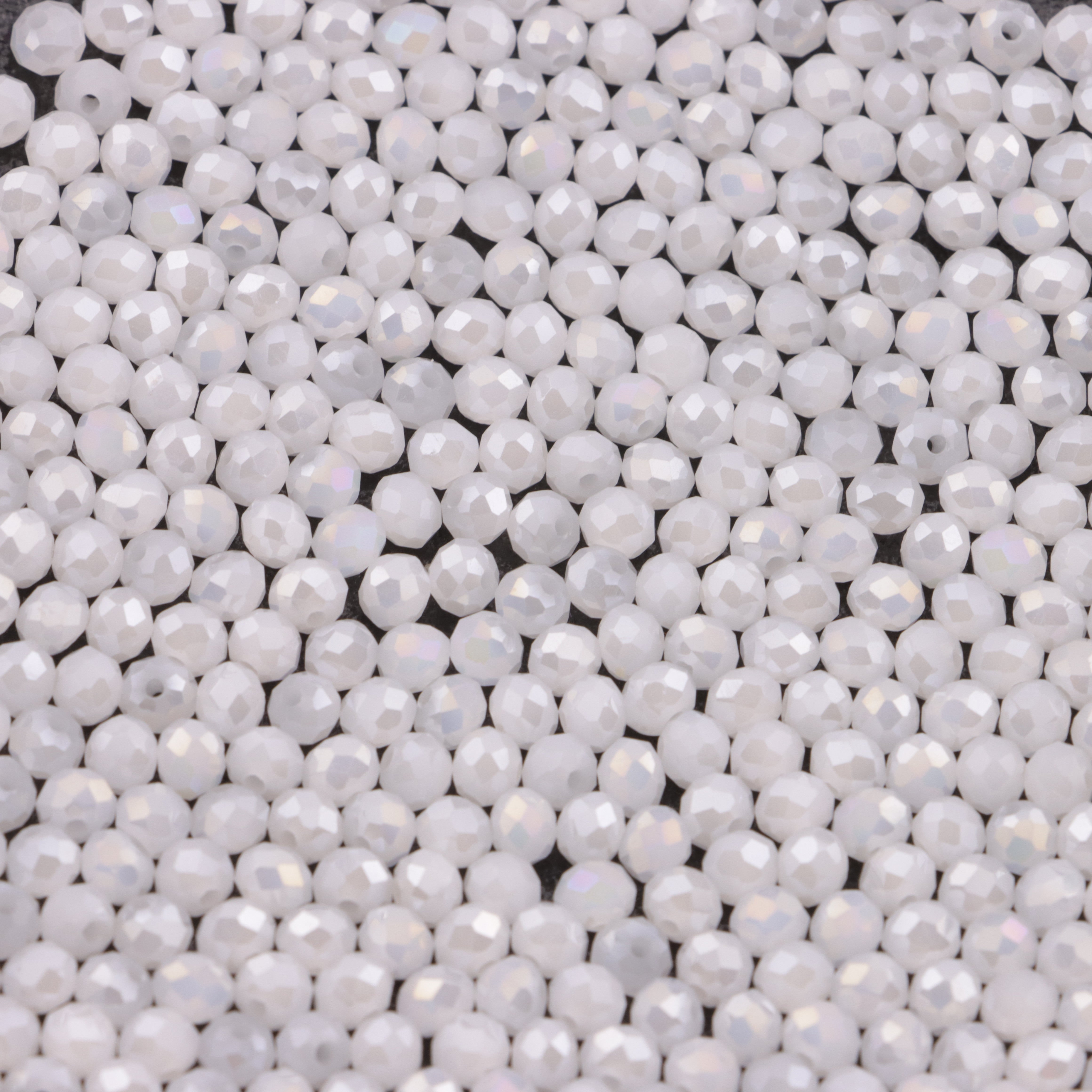 FS6054- Approximately 4mm Crystal Glass Beads AB