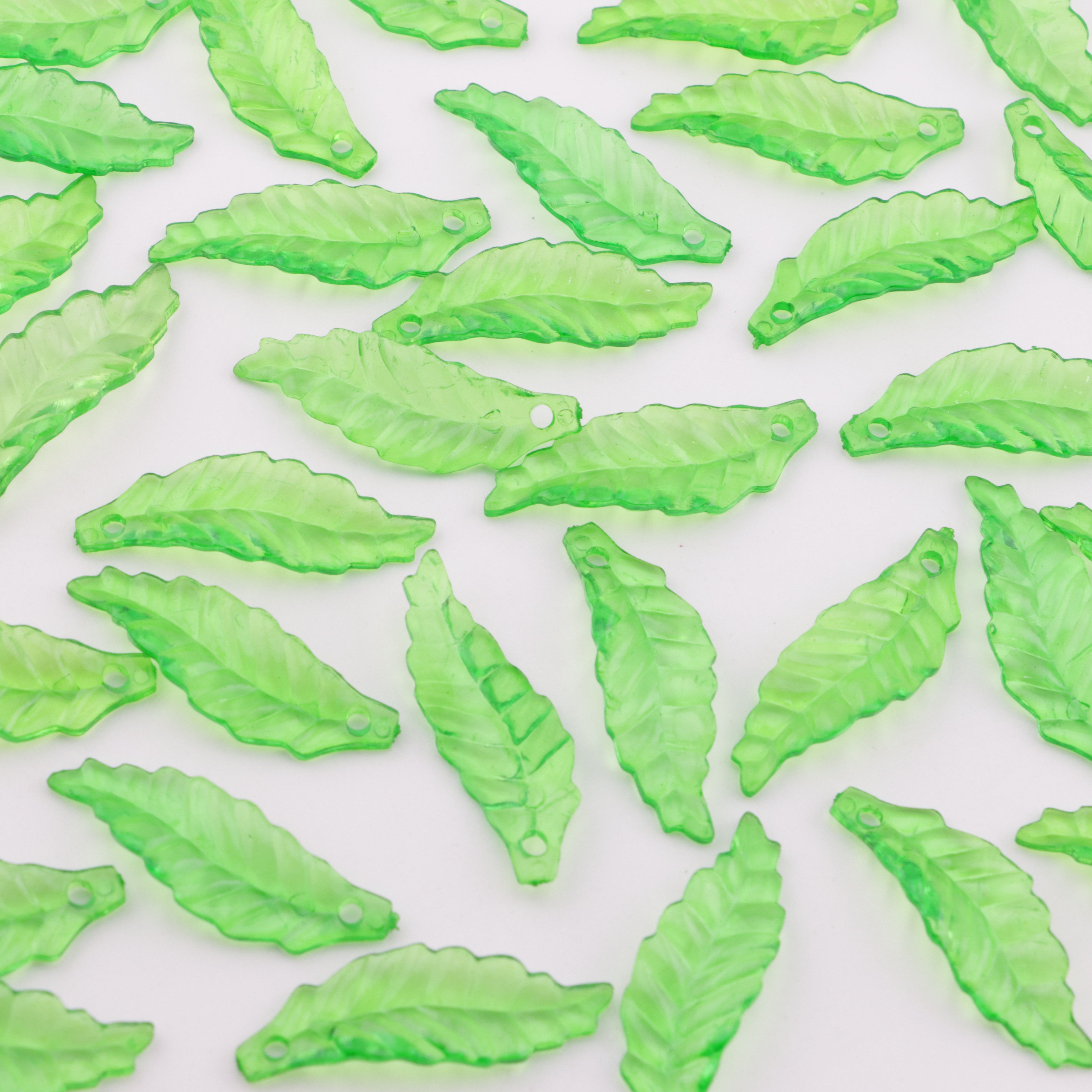 FS6058- Leaves With Holes 7×29mm Zoe's DIY Shop