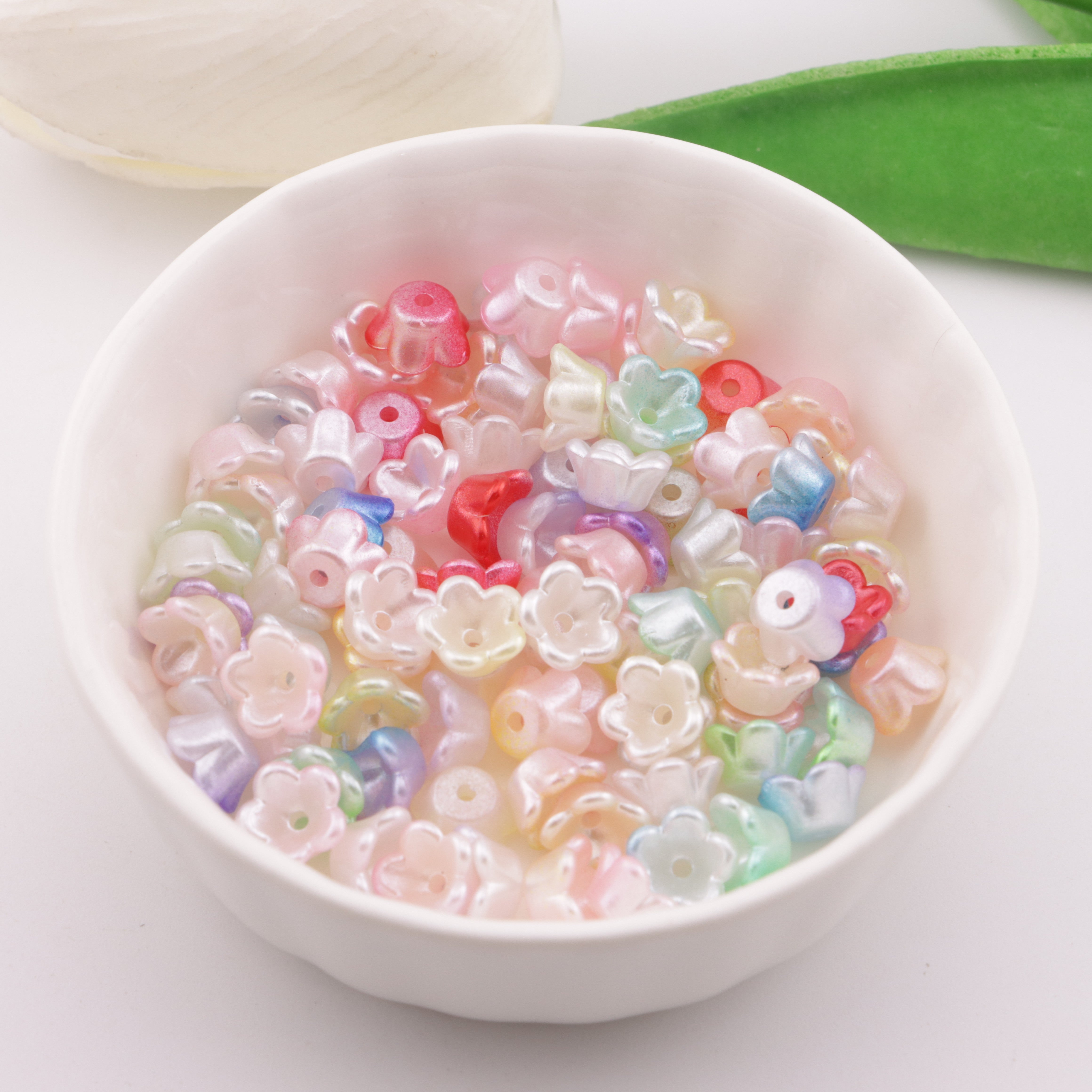 FS6057- 8mm Gradient Imitation Pearl Lily - of - the - Valley Flowers
