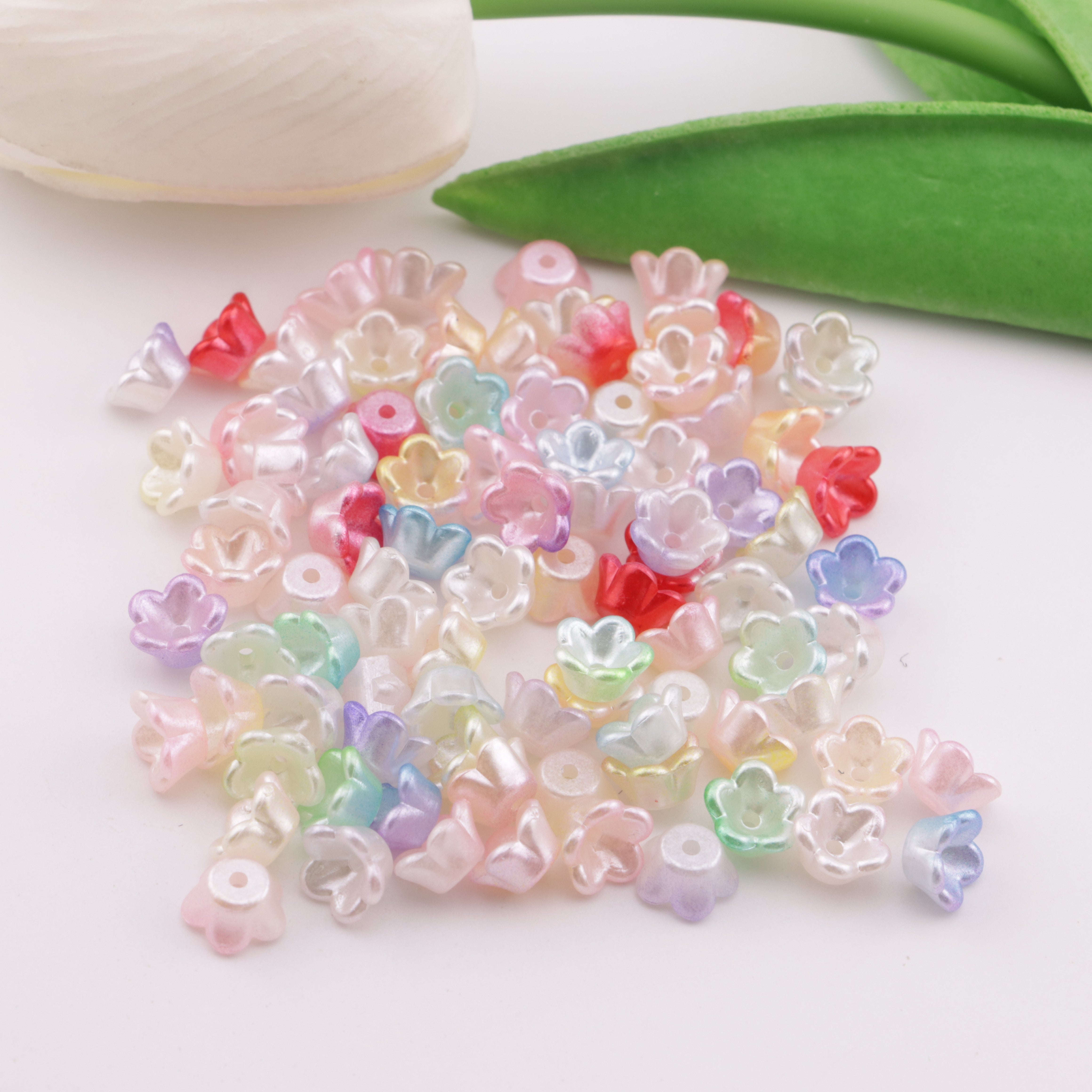 FS6057- 8mm Gradient Imitation Pearl Lily - of - the - Valley Flowers