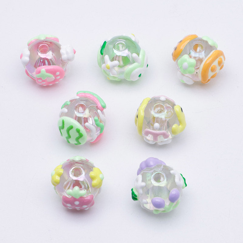 FS5254- 16mm Heavy Oil Fruit Hand-Painted Beads