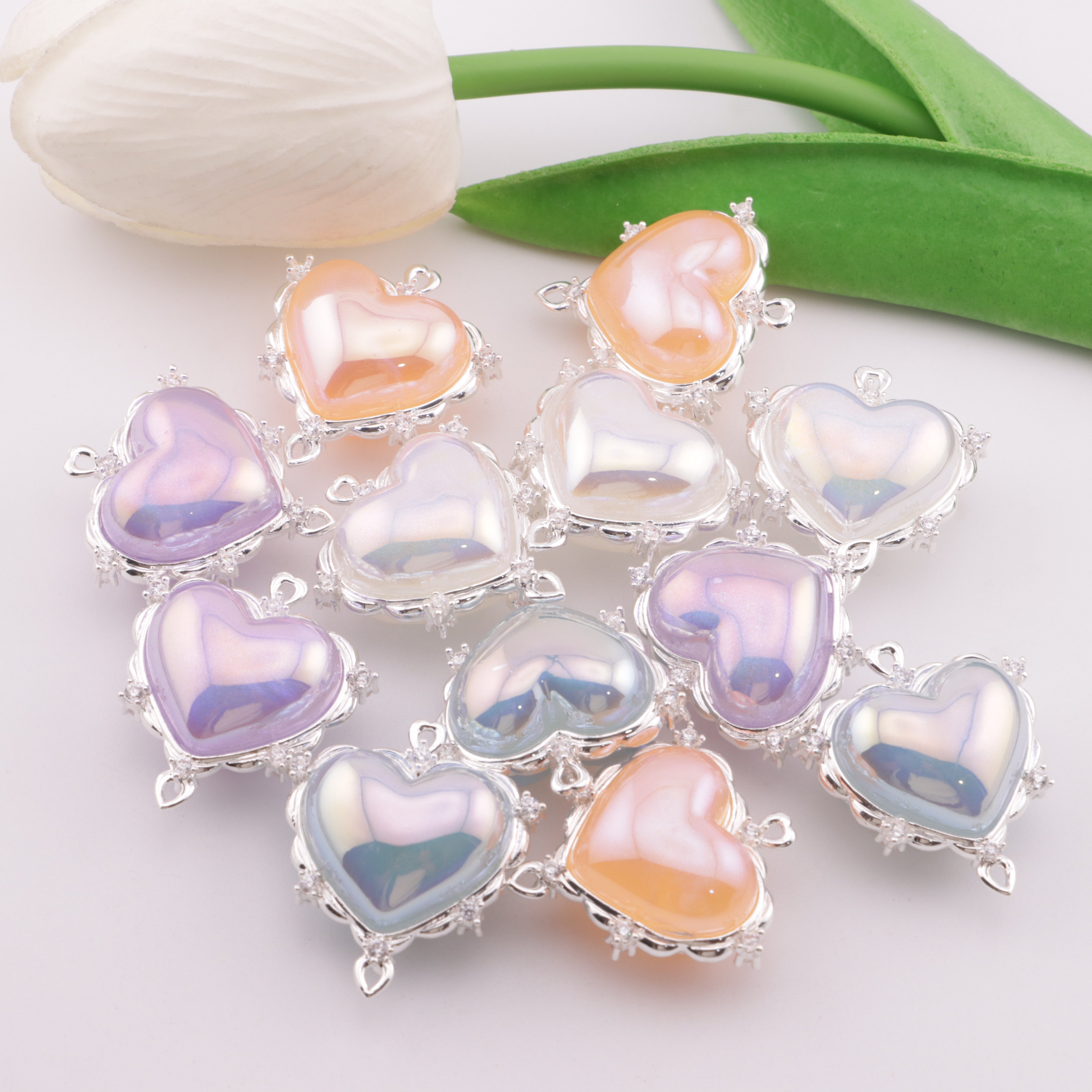 FS6085- Love Double Pendants