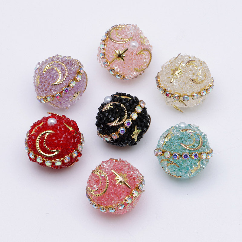 FS5269- 18mm Star And Moon Sugar Beads