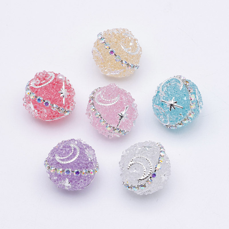 FS5269- 18mm Star And Moon Sugar Beads