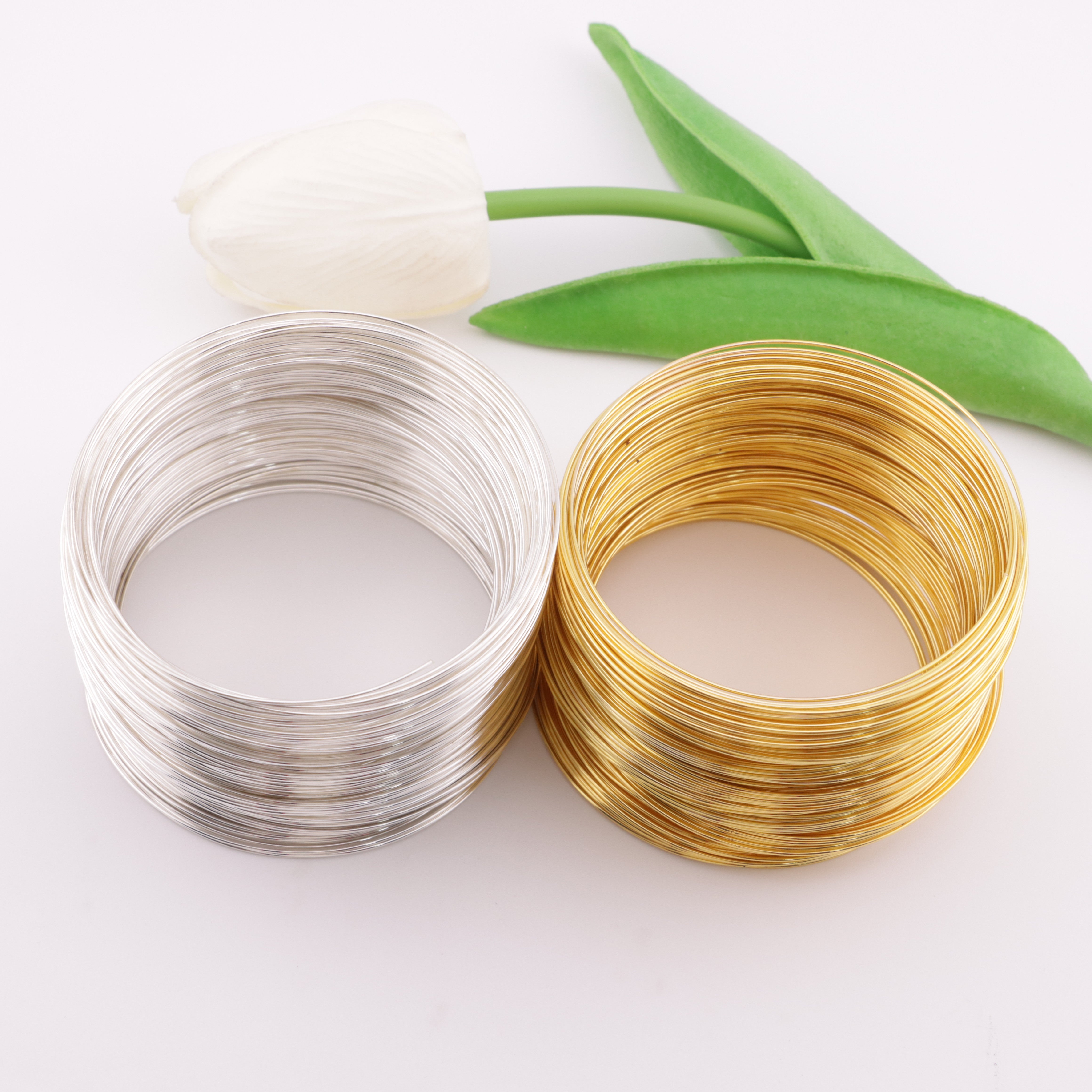 FS6105- 6cm Memory Steel Ring (Uncut, About 125 Rings Per 100g)