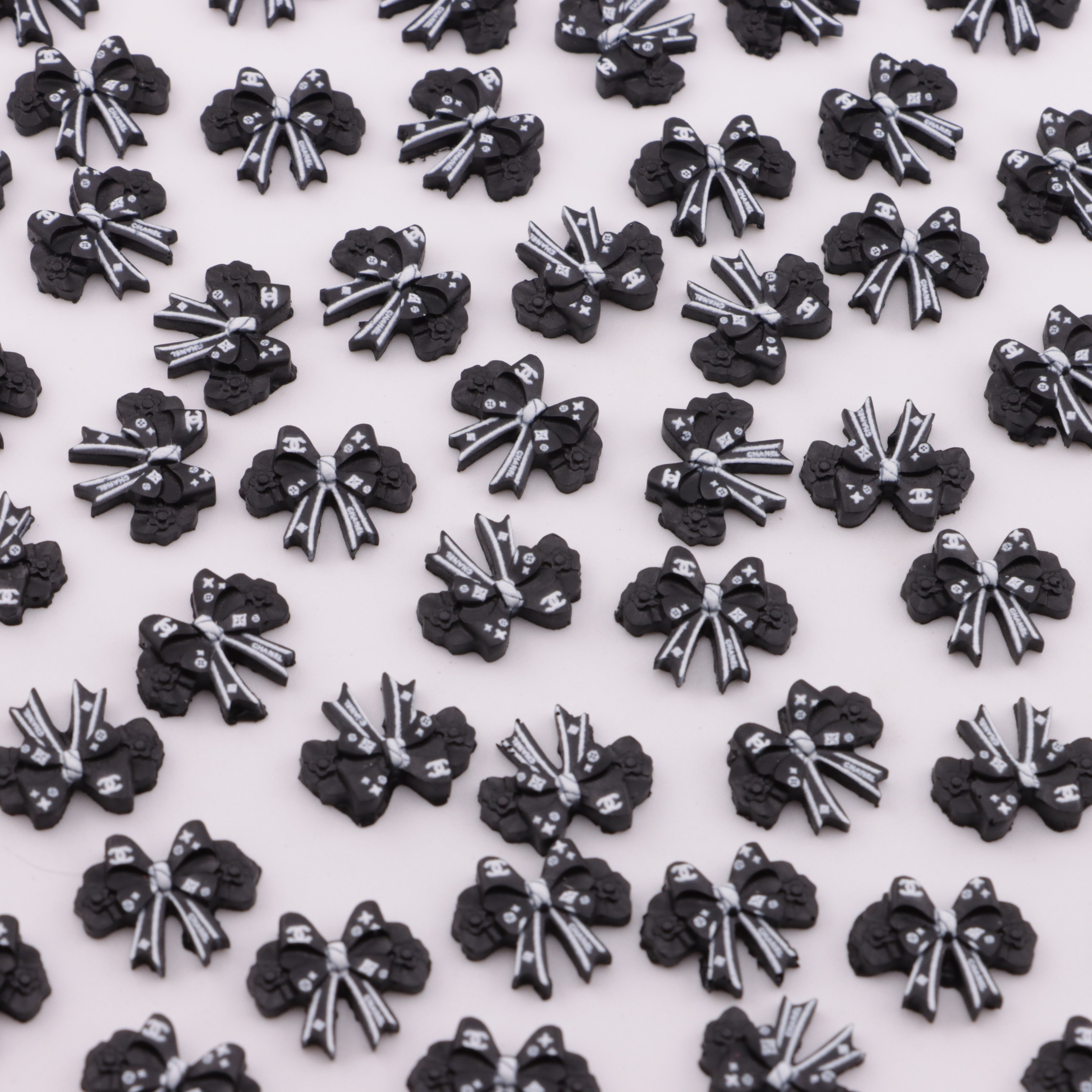 FS5503- 10*13mm Cc Bowknot Resin Nail Stickers Zoe's DIY Shop