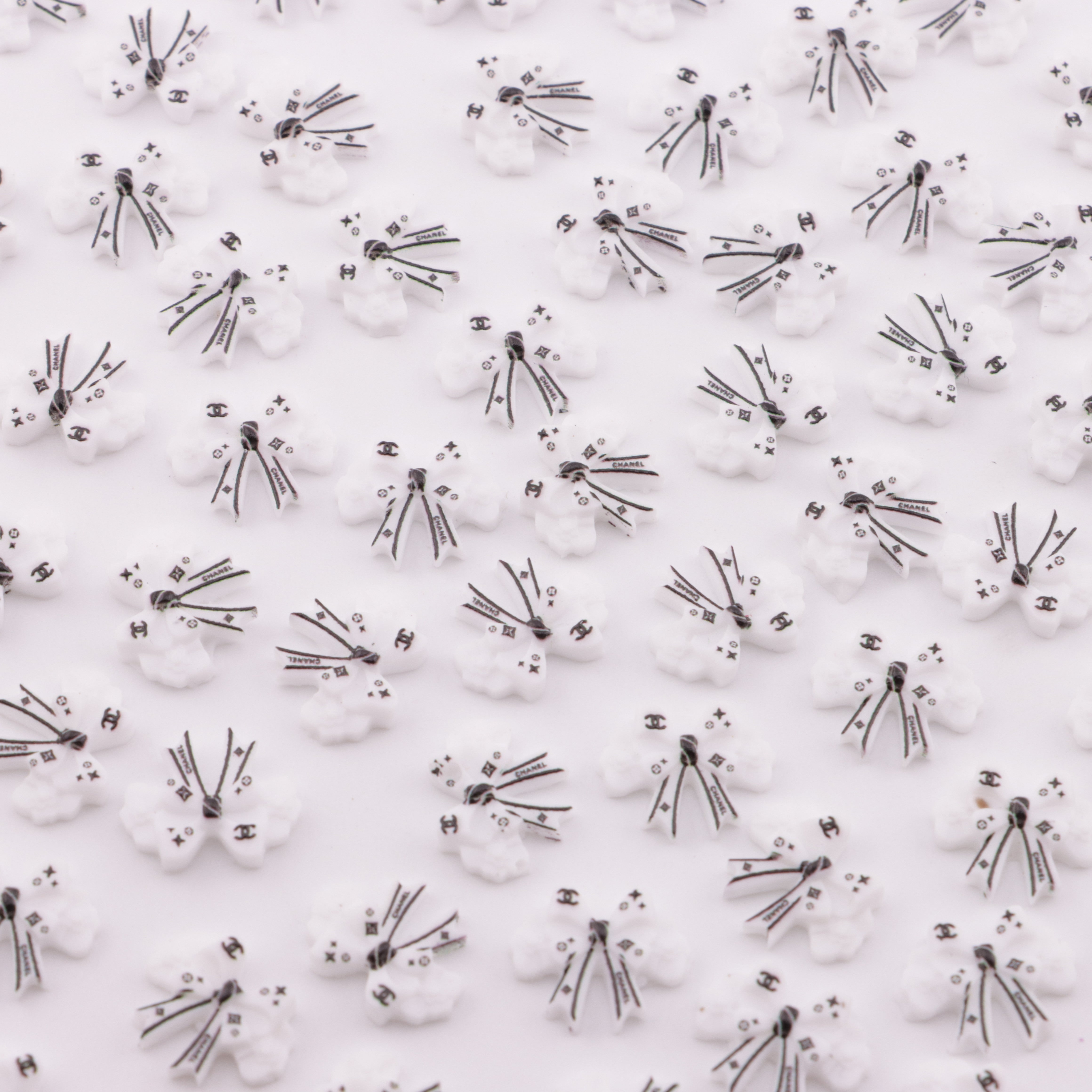 FS5503- 10*13mm Cc Bowknot Resin Nail Stickers Zoe's DIY Shop