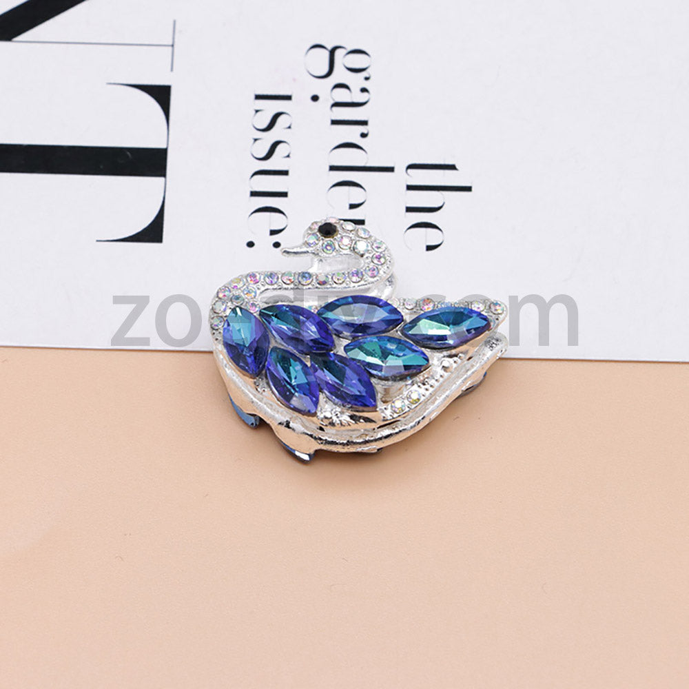 FS1622-Swan Diamond Alloy Beads Fit For Beadable Pens
