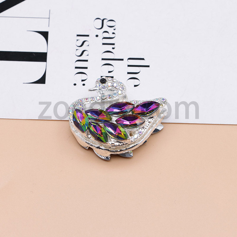 FS1622-Swan Diamond Alloy Beads Fit For Beadable Pens