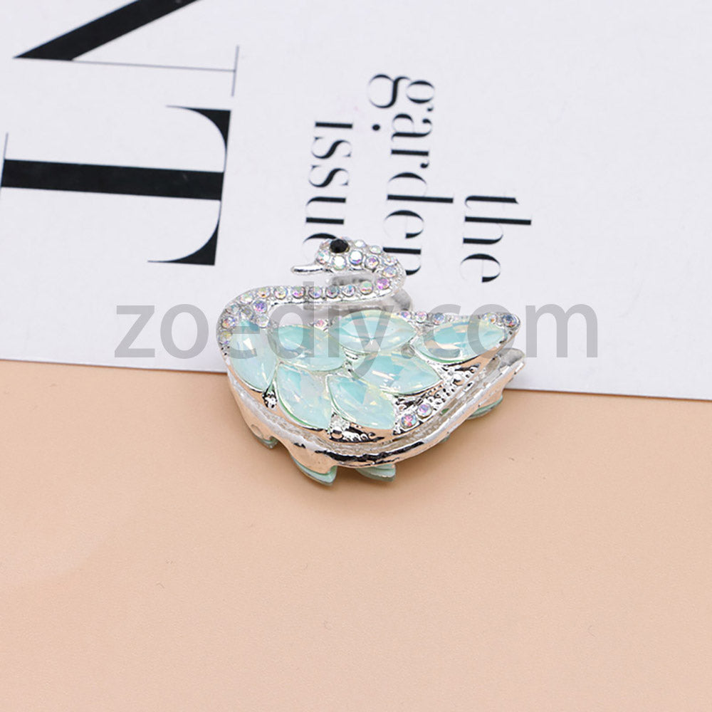 FS1622-Swan Diamond Alloy Beads Fit For Beadable Pens