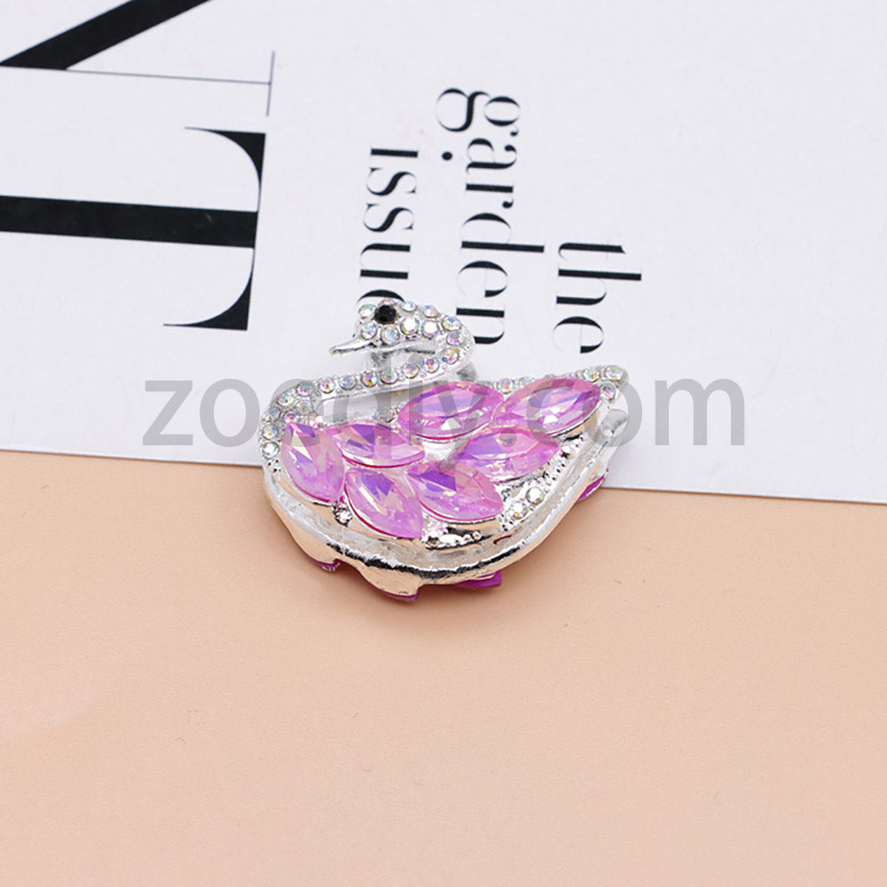 FS1622-Swan Diamond Alloy Beads Fit For Beadable Pens