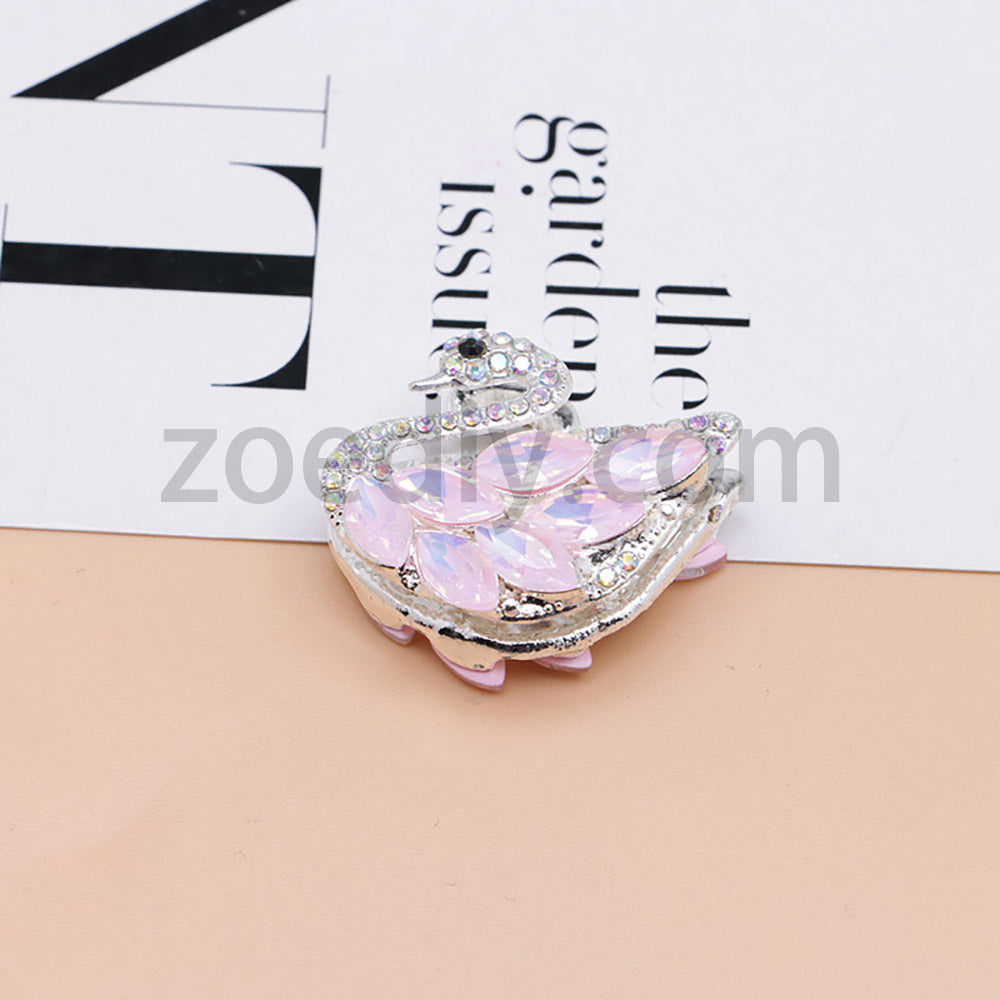 FS1622-Swan Diamond Alloy Beads Fit For Beadable Pens