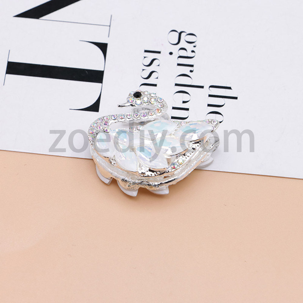 FS1622-Swan Diamond Alloy Beads Fit For Beadable Pens