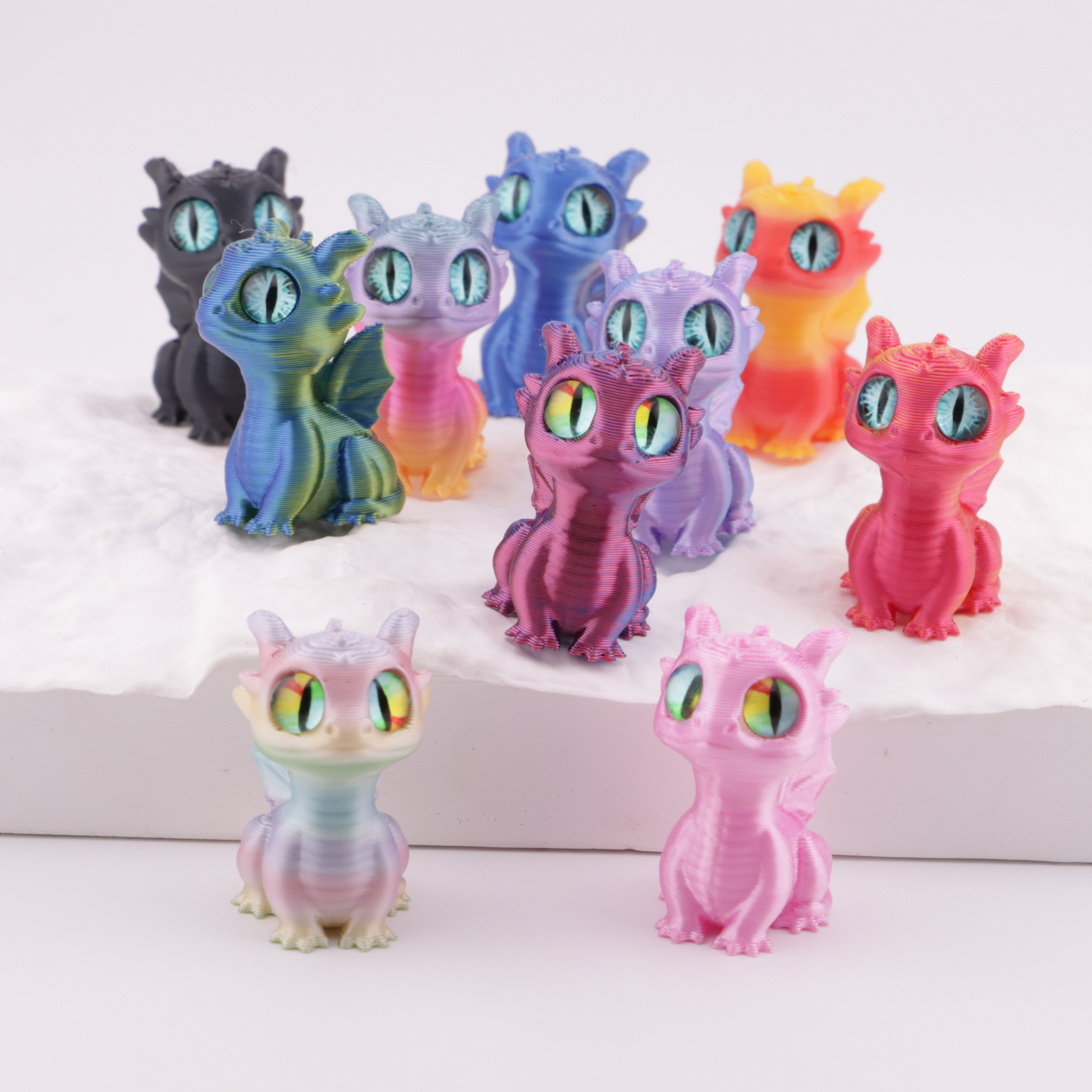 FS6120- 3.2cm 3D Dragon Through-Hole Beads