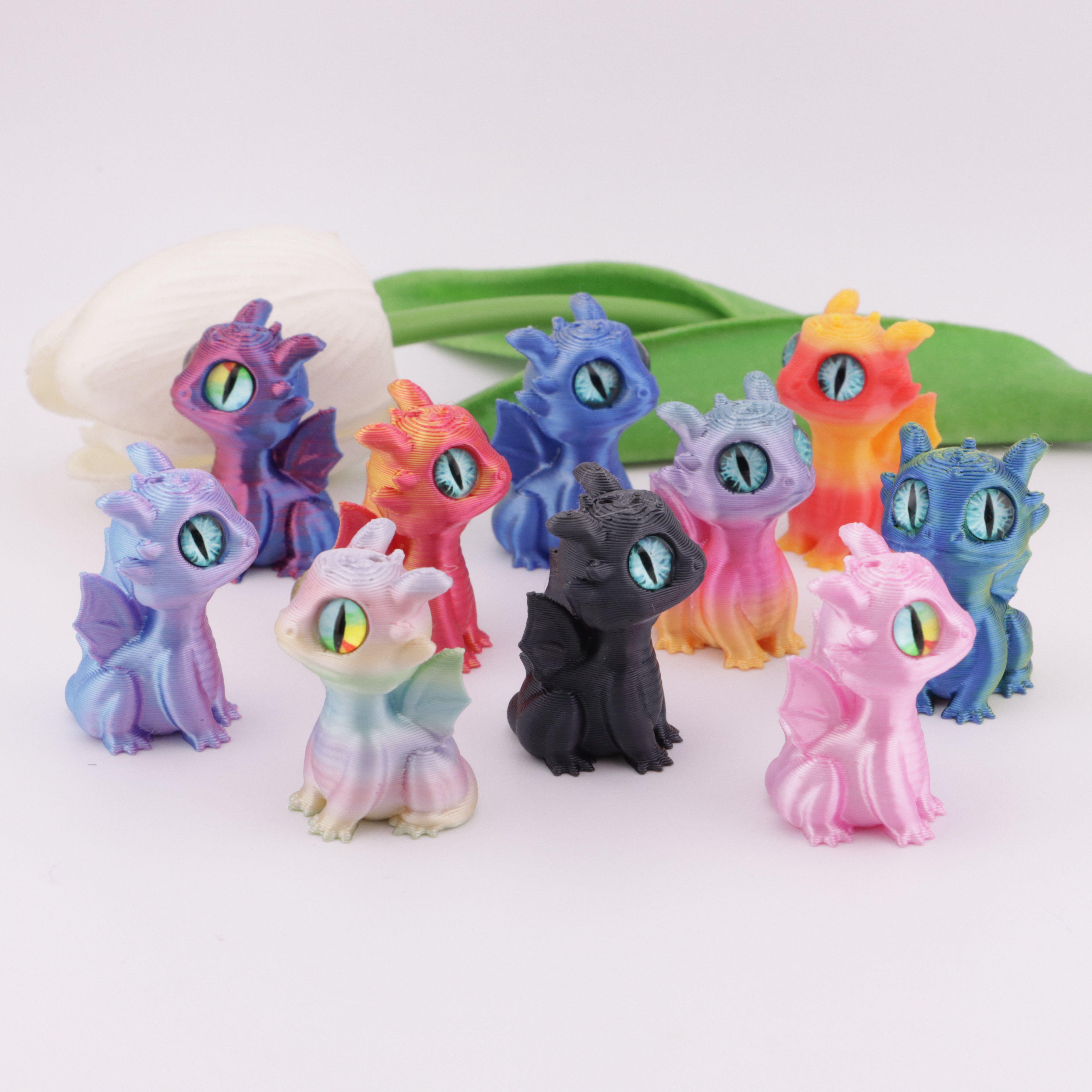 FS6120- 3.2cm 3D Dragon Through-Hole Beads