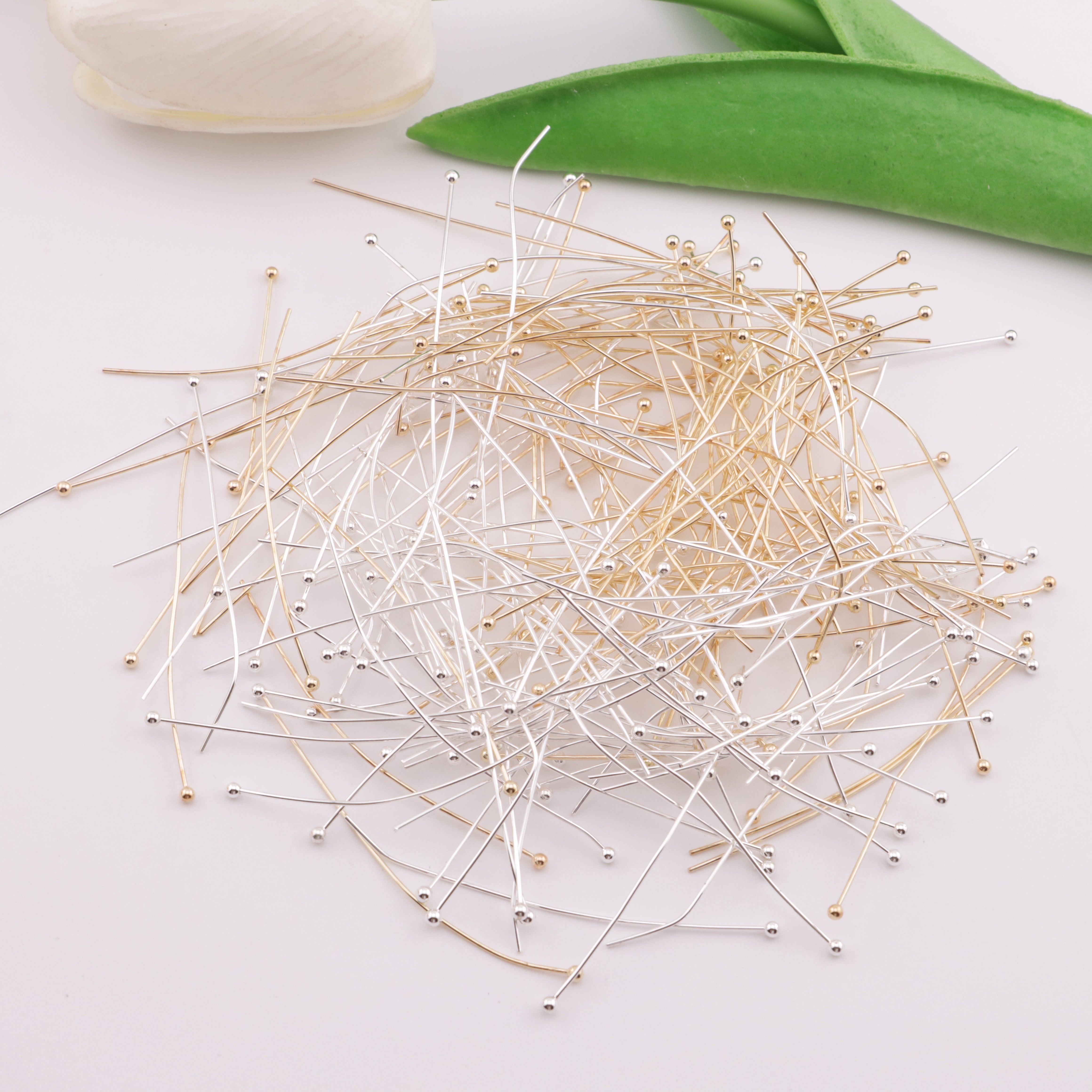 FS6053- 5cm Long Length, 1.8mm Head, Lily - of - the - Valley Ball Needle Zoe's DIY Shop