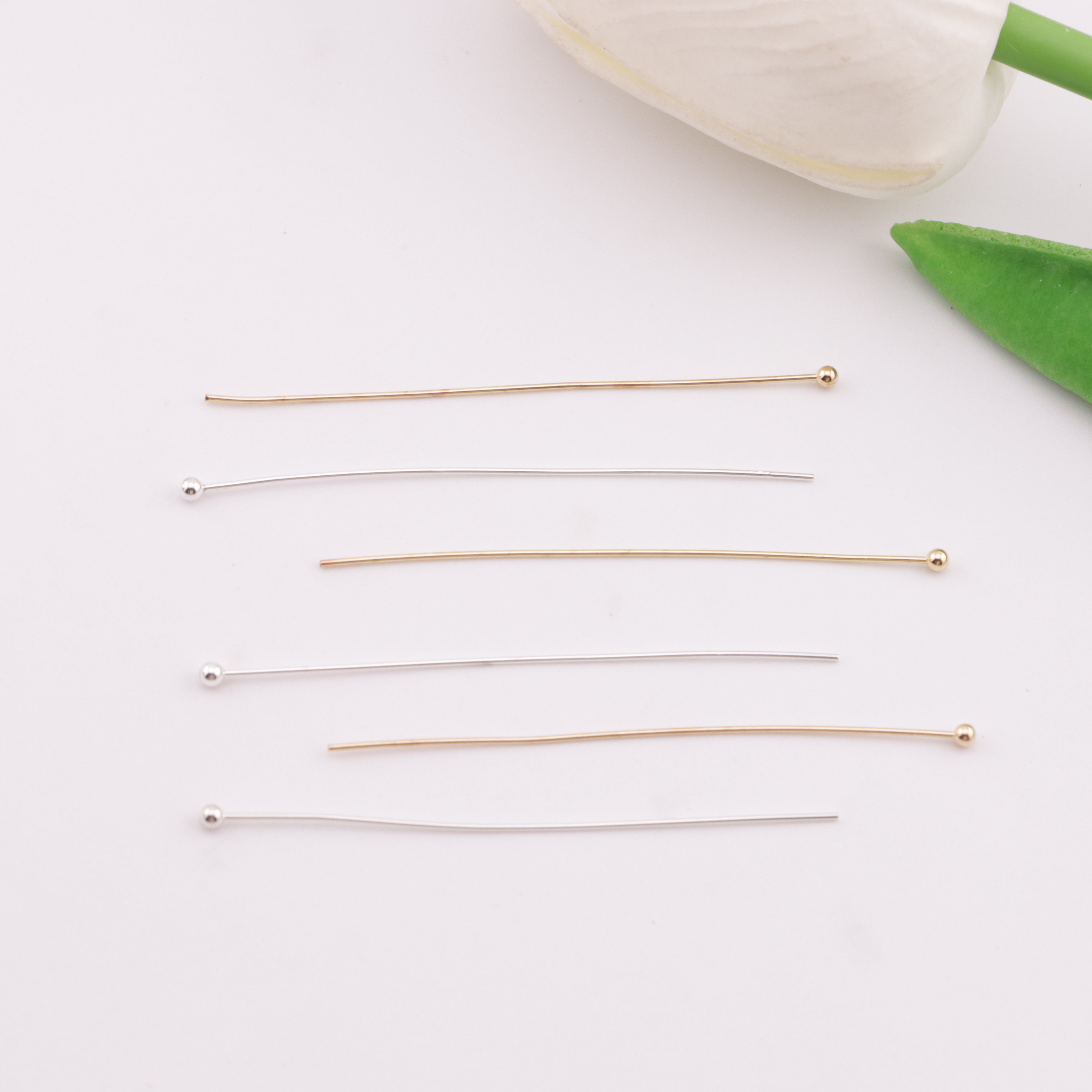 FS6053- 5cm Long Length, 1.8mm Head, Lily - of - the - Valley Ball Needle Zoe's DIY Shop