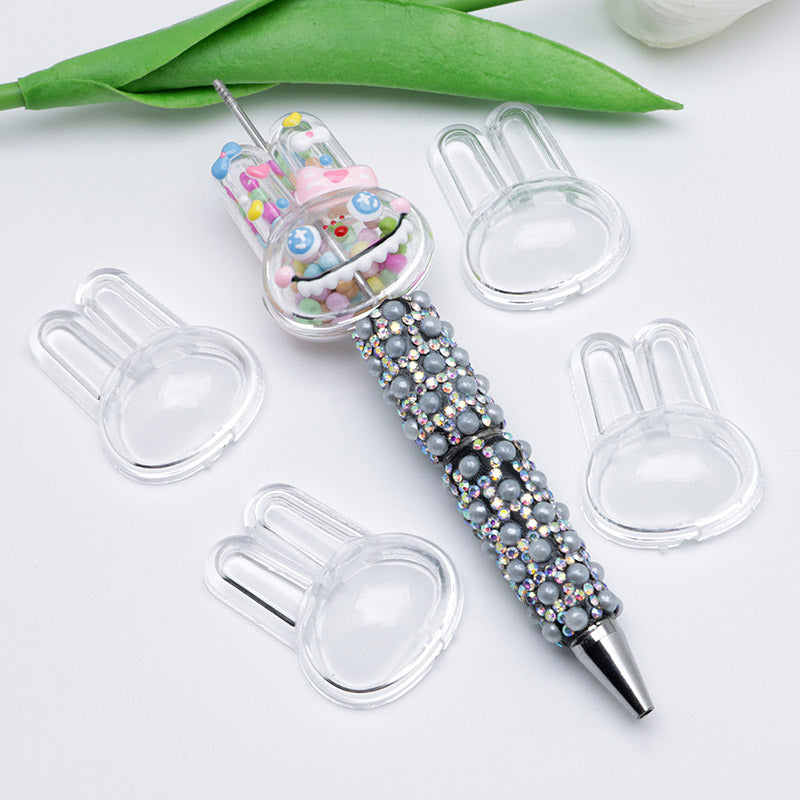 FS4344- Clear Labubu Shakes Transparent Labubu Shaking Toys