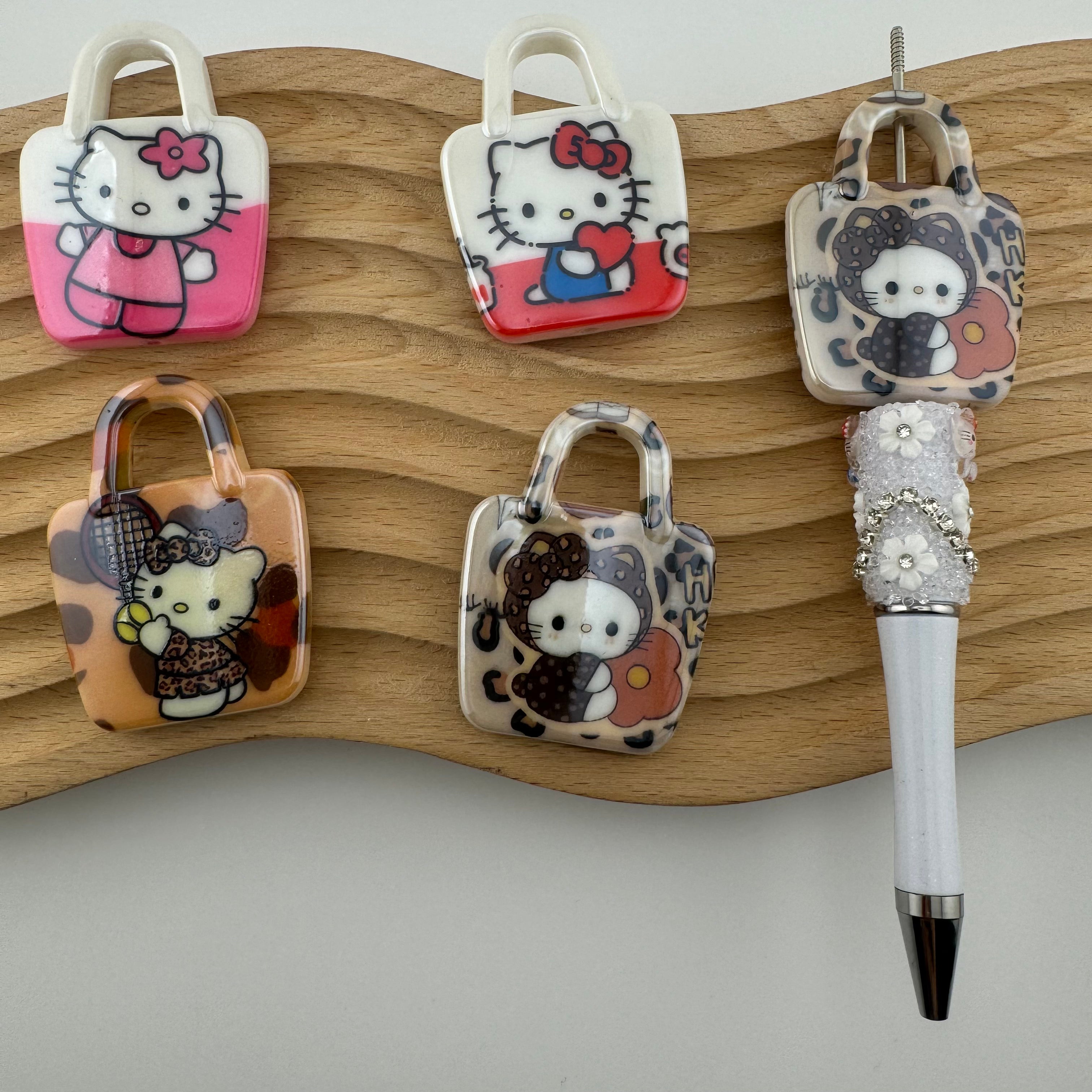 HK Handbag Acrylic Beads Fit For Beadable Pen