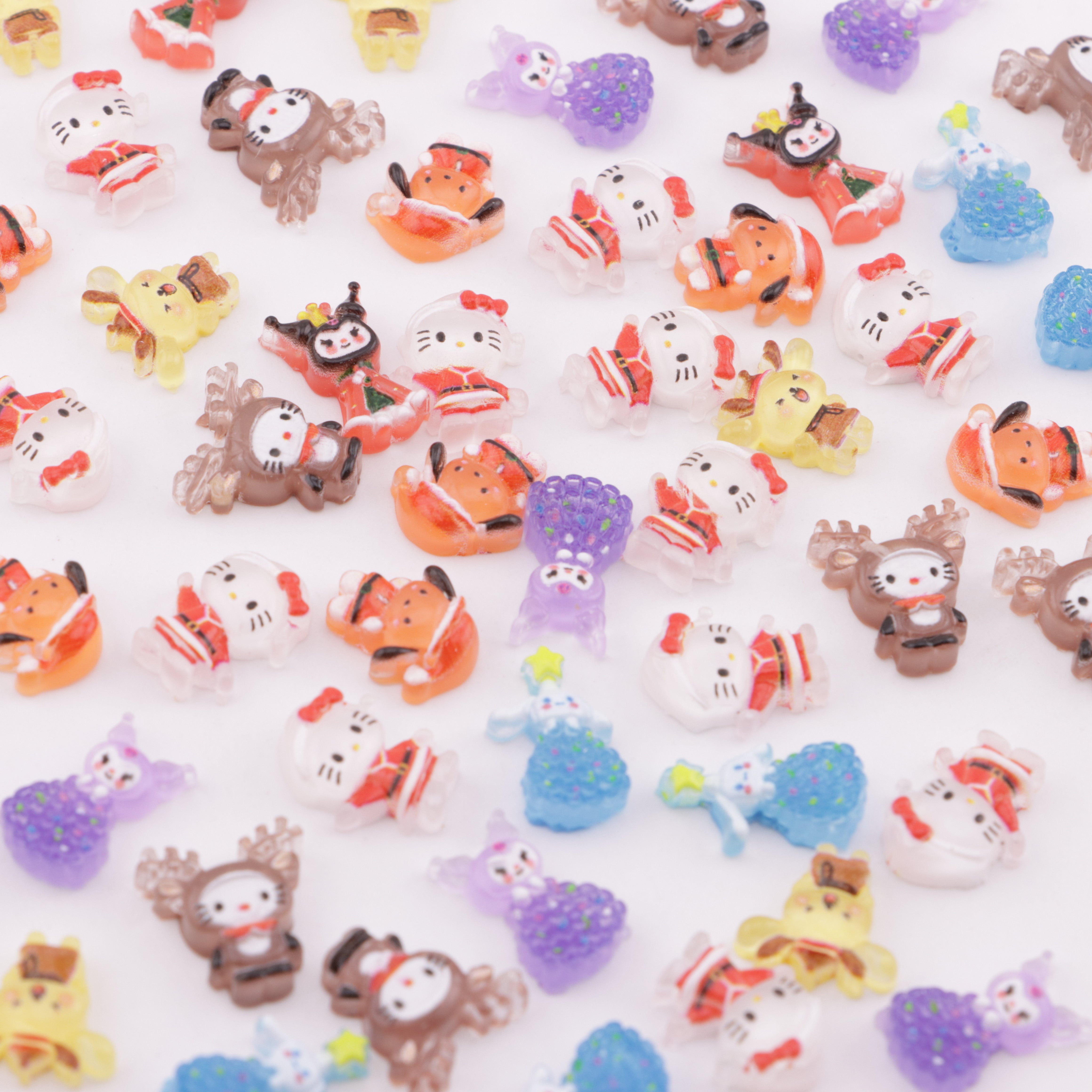 FS6157- Sanrio Christmas Small Charms, Sanrio's Christmas Series Small Patches